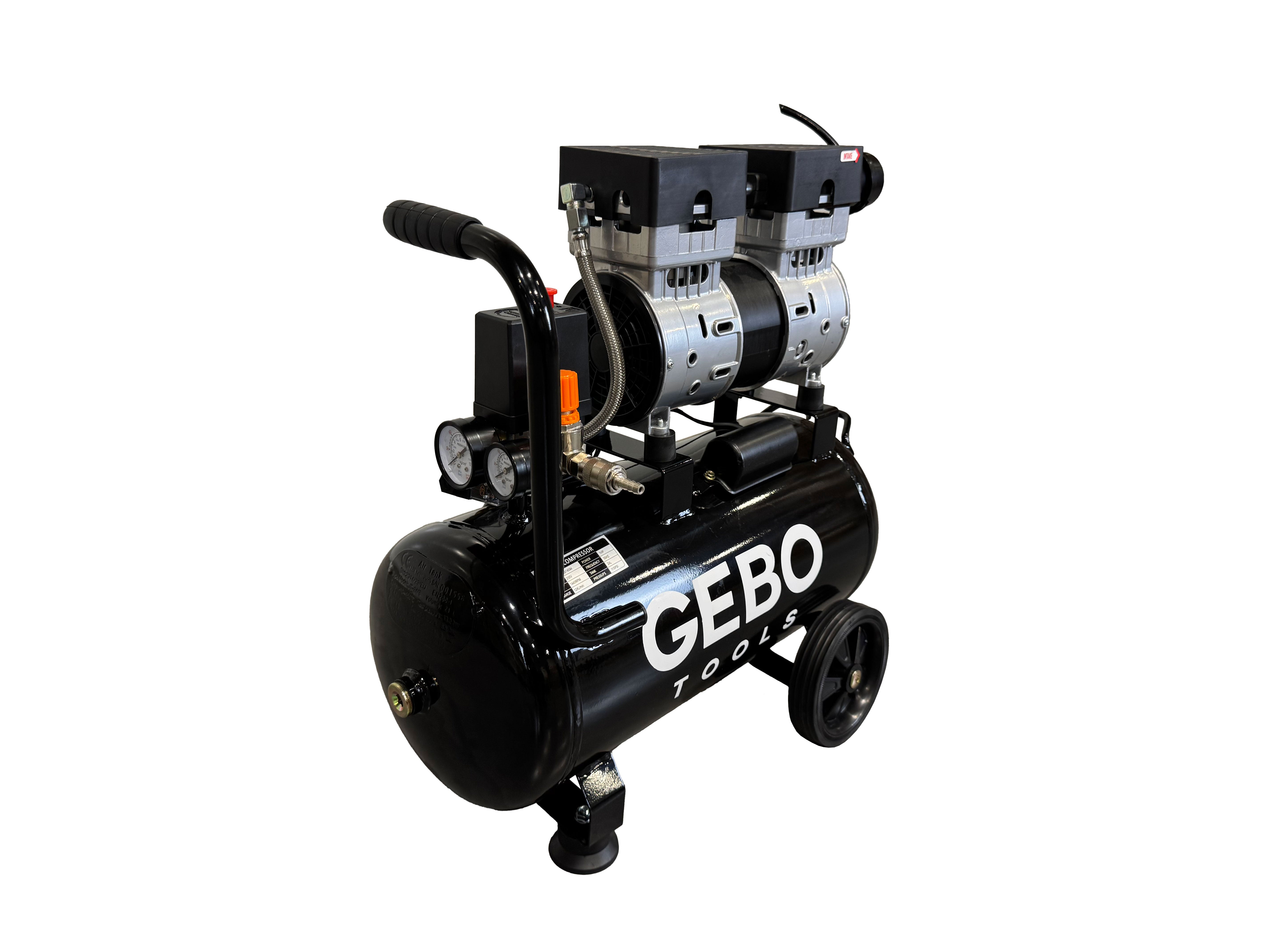 Tichý bezolejový kompresor 24l Gebo Tools