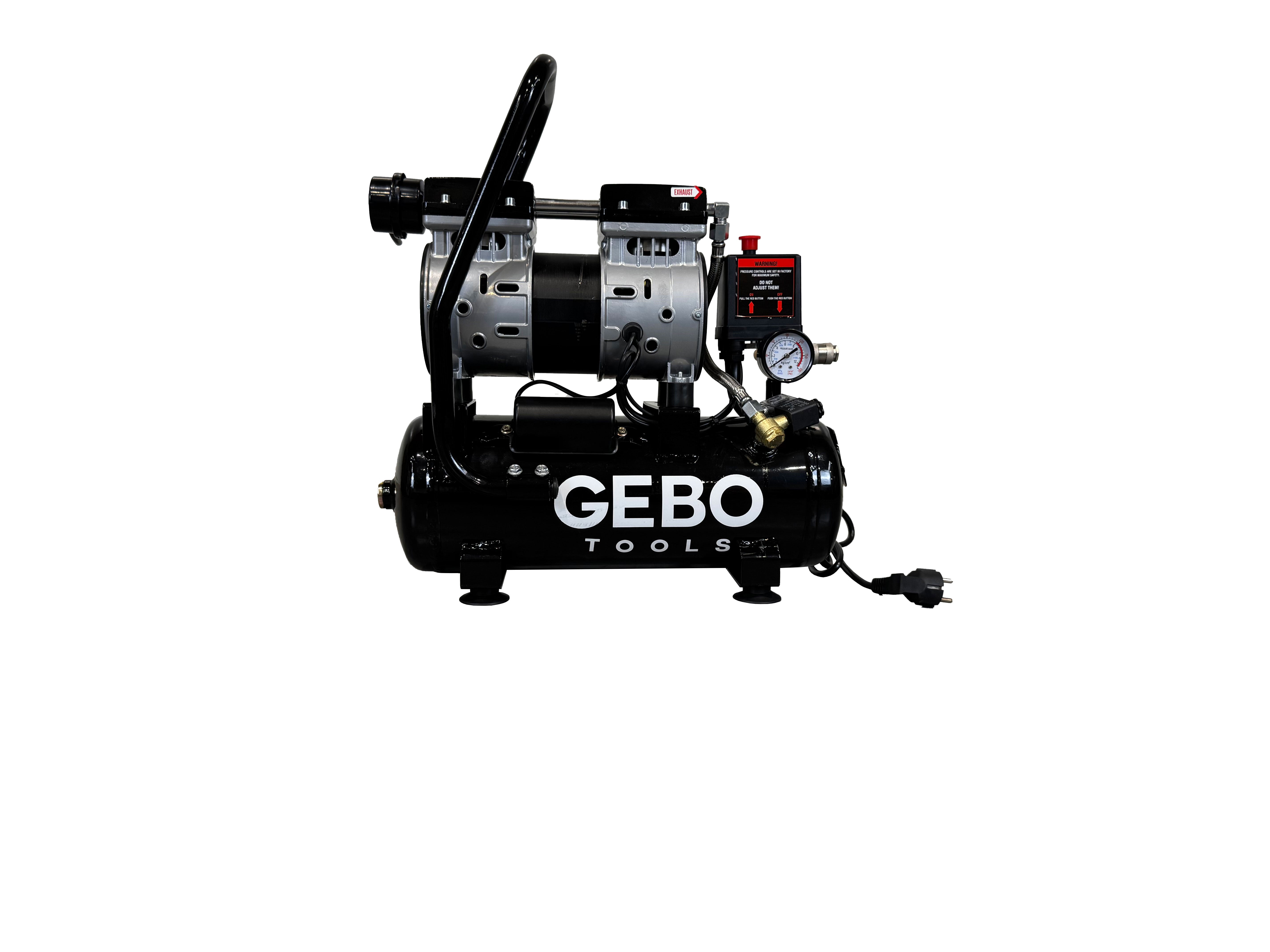 Tichý bezolejový kompresor 9l Gebo Tools