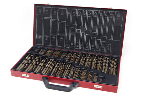 Sada profesionálnych vrtákov HSS-5% kobalt 230 kusov