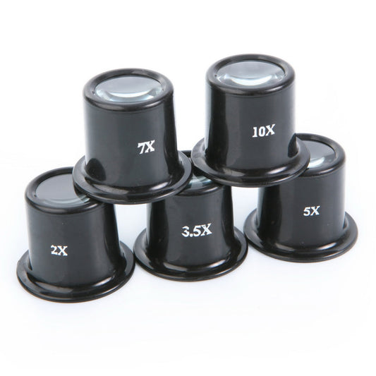 Súprava hodinárskych lúp 5 kusov