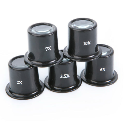 Súprava hodinárskych lúp 5 kusov