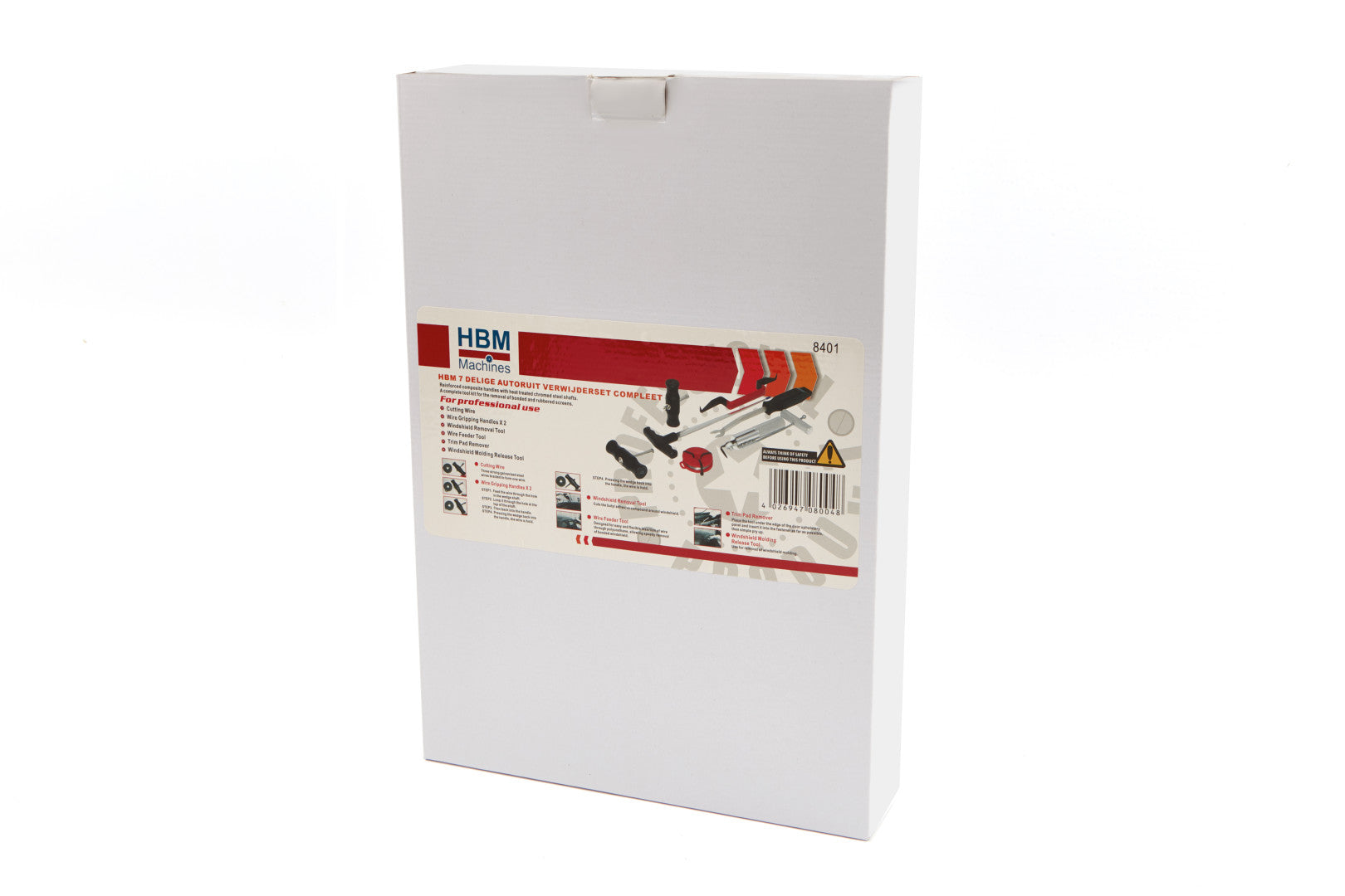 Sada náradia na odstránenie čelných skiel