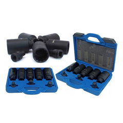 Súprava rázových nástrčných kľúčov 12-hran pre poloosi 1/2'', 8ks 30 - 36mm
