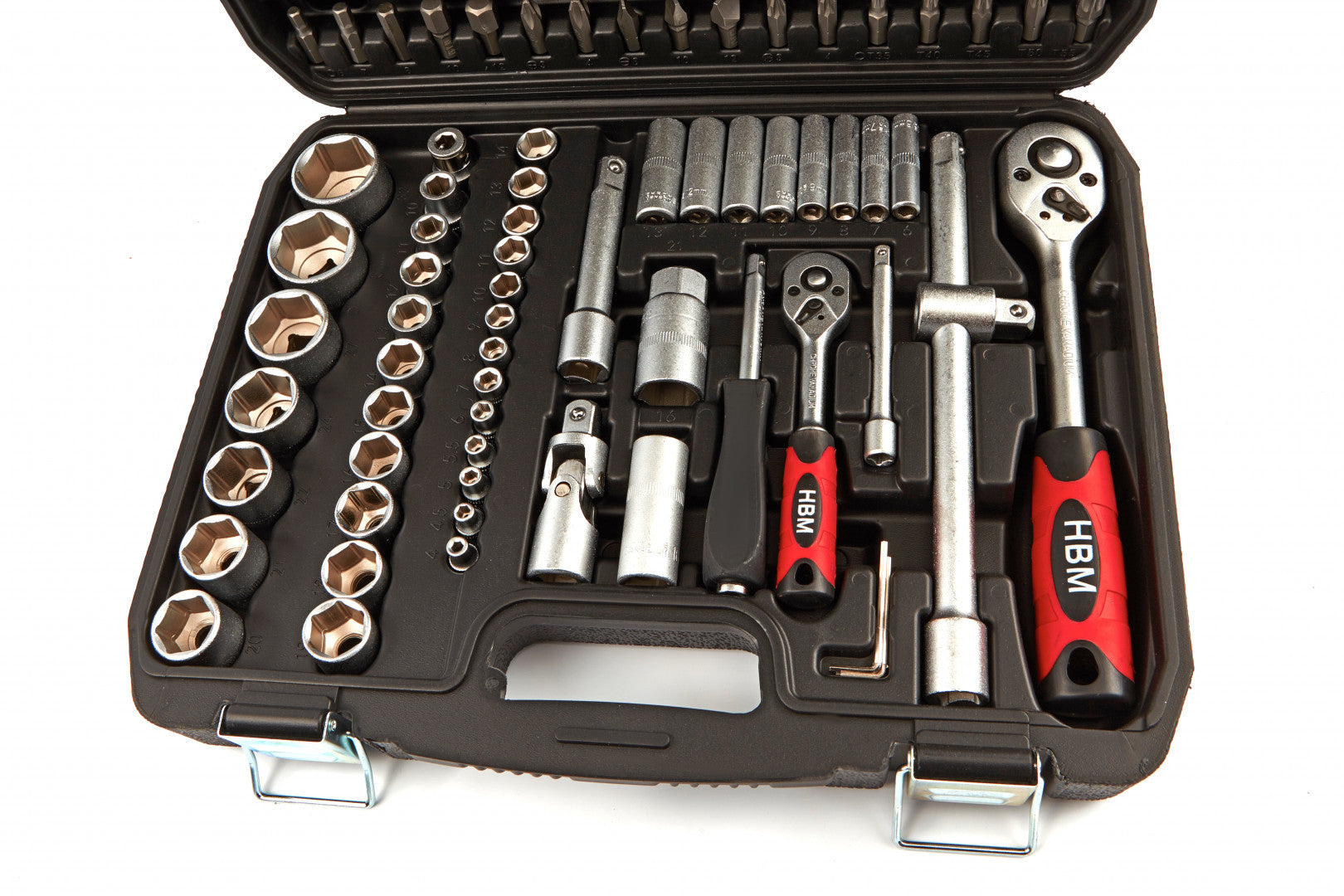 Sada nástrčných kľúčov a rační 108 kusov 1/2 a 1/4 hbm machines holandsko