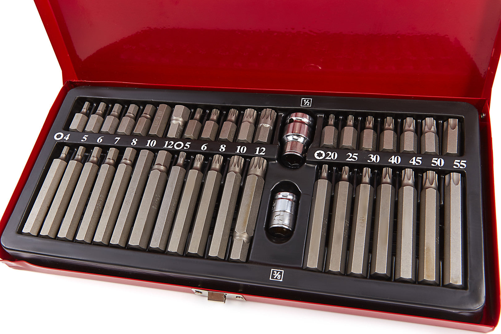 Sada bitov imbus Torx XZN Hex Spline 40ks, kovová kazeta