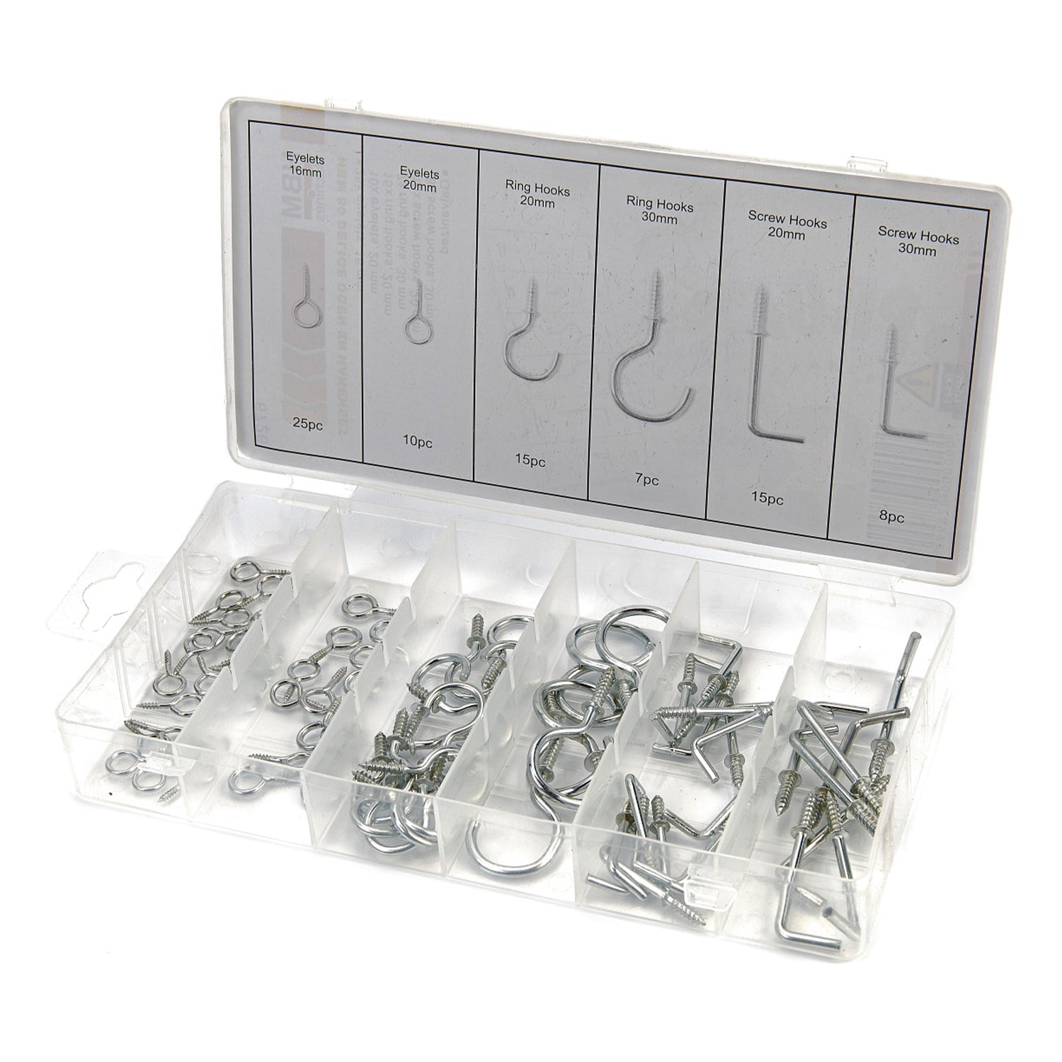 Sada závesných háčikov 80 kusov