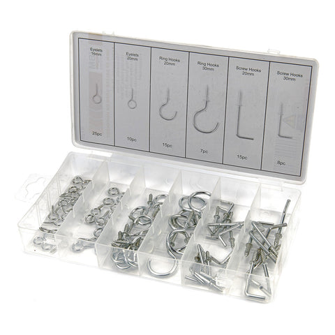 Sada závesných háčikov 80 kusov