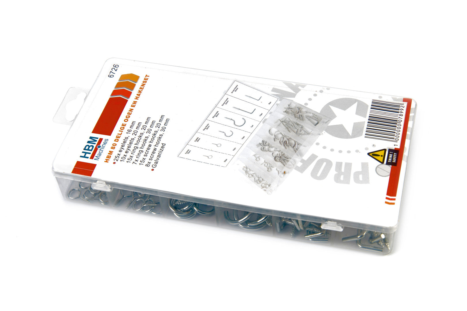 Sada závesných háčikov 80 kusov