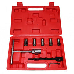 Sada fréz na čistenie sediel vstrekovačov, 7 dielov