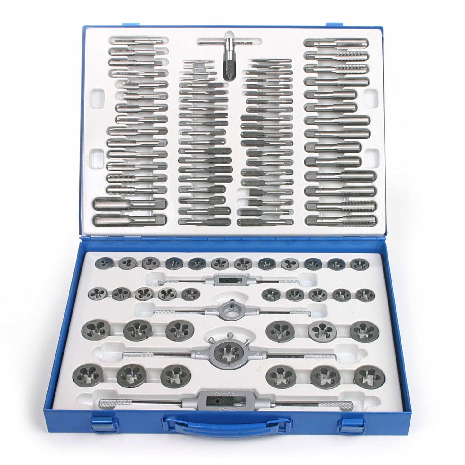 Súprava závitníkov a závitových očiek 110ks