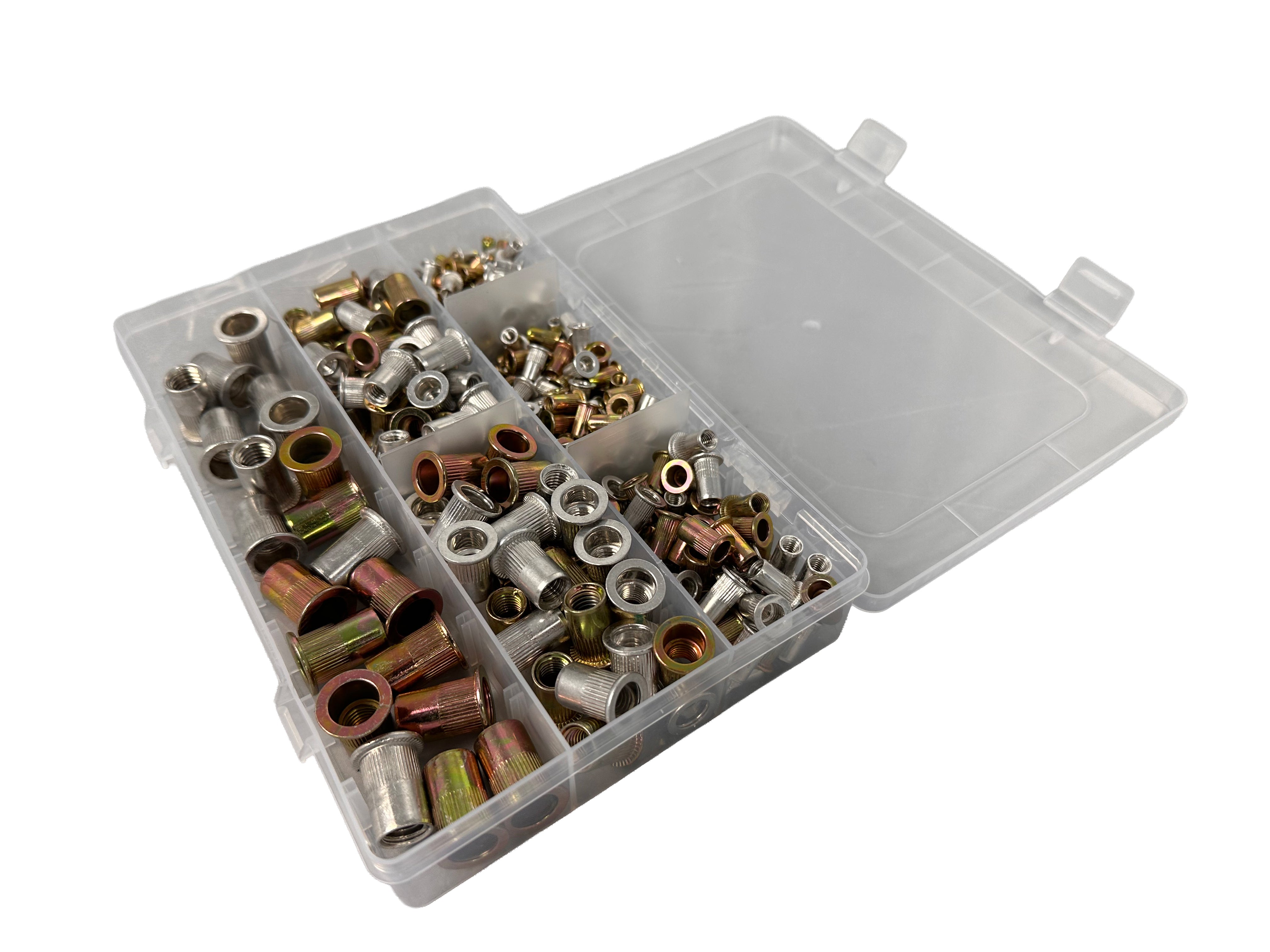 Sada nitovacích matíc M3 - M10, 300ks, Gebo Tools