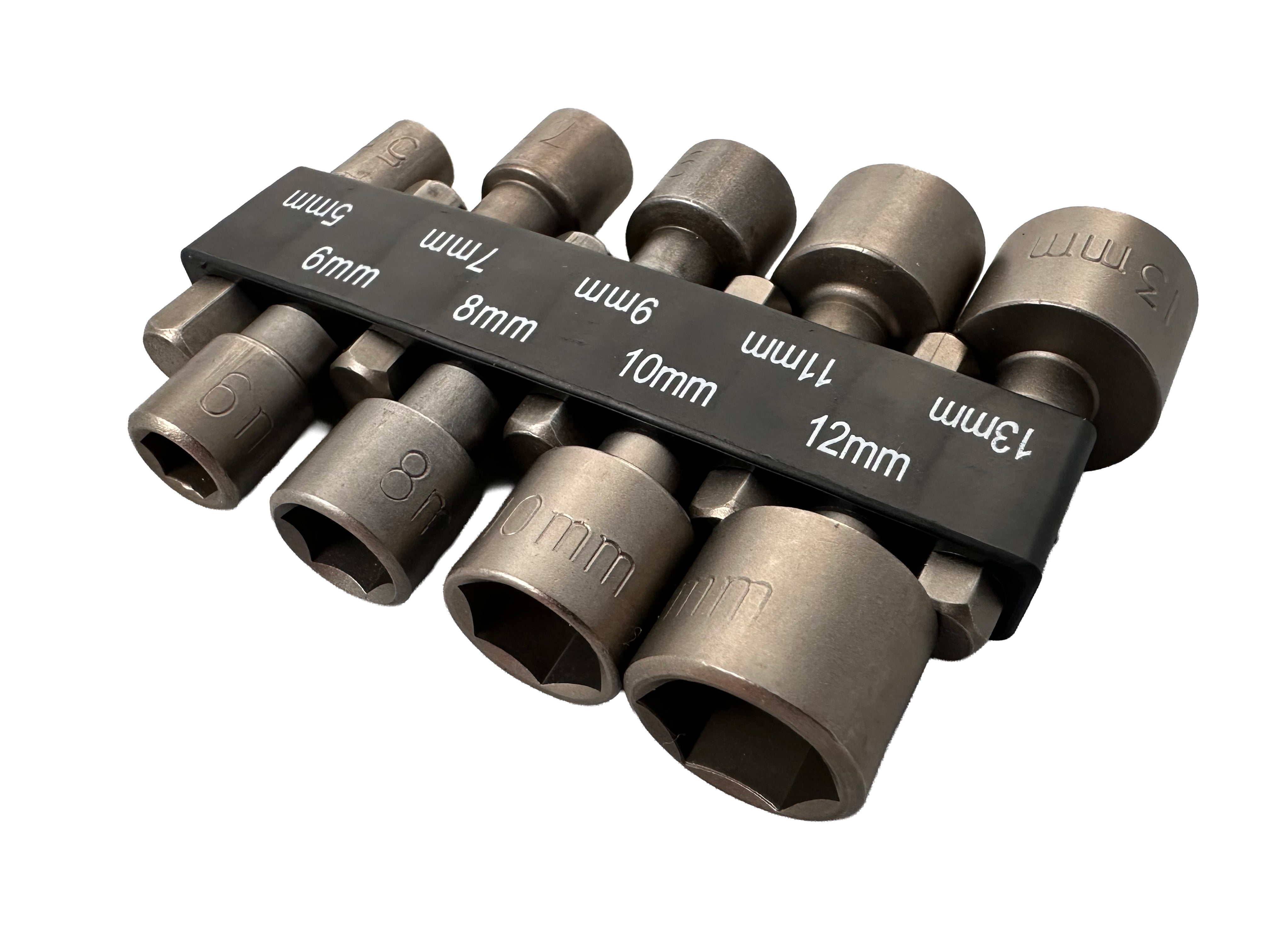 Sada nástrčných hlavíc s uchytením do vŕtačky, 5 - 13mm, Gebo Tools