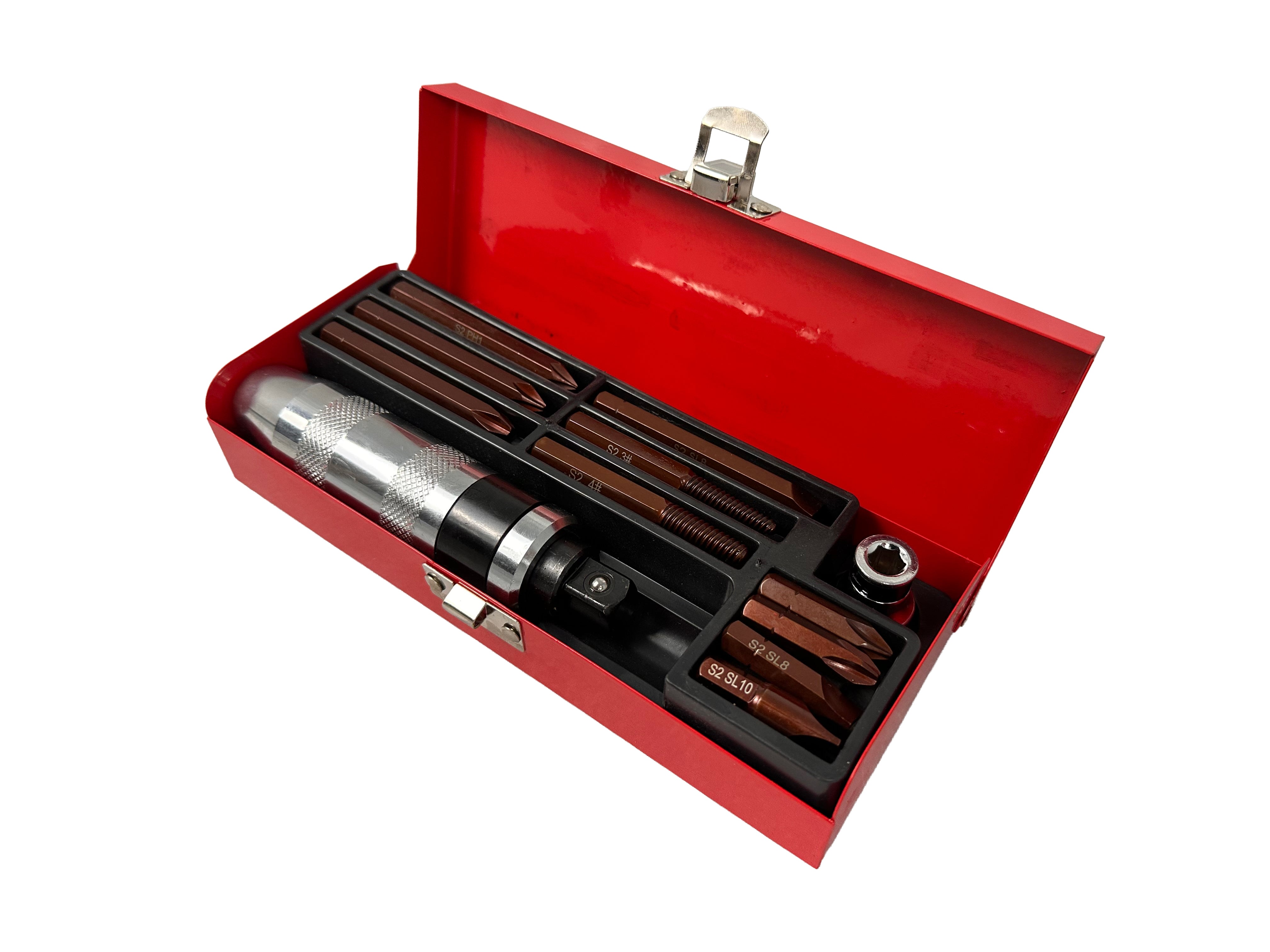 Rázový - úderový skrutkovač, sada 13ks, Gebo Tools