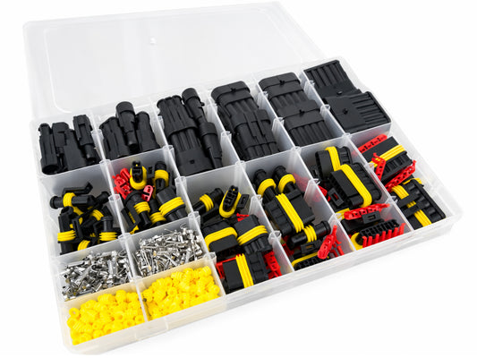 Sada konektorov na elektrické káble, 708ks, Gebo Tools