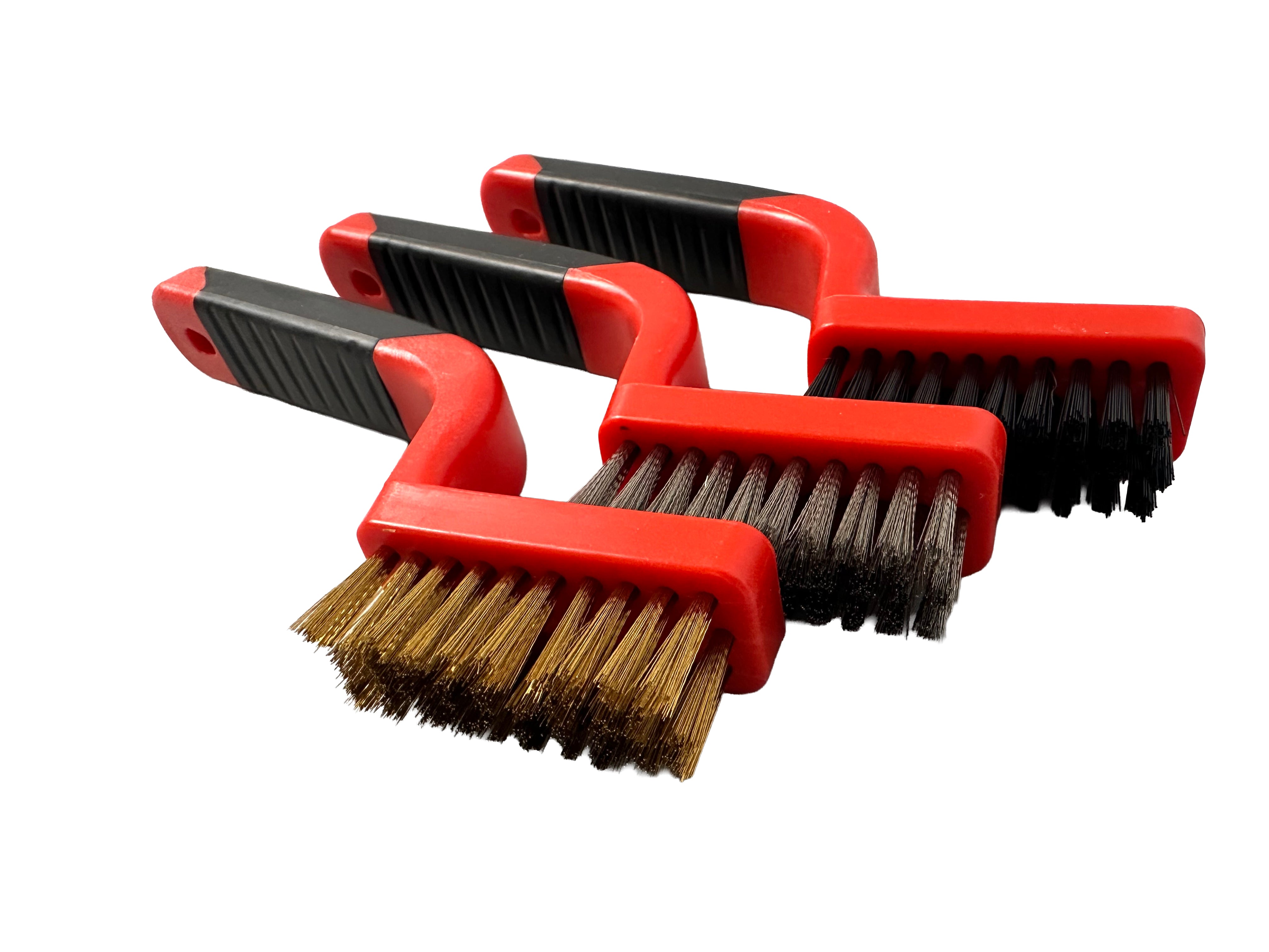 Drôtené kefy na čistenie a odstraňovanie hrdze, sada 3ks, dĺžka 170mm, Gebo Tools