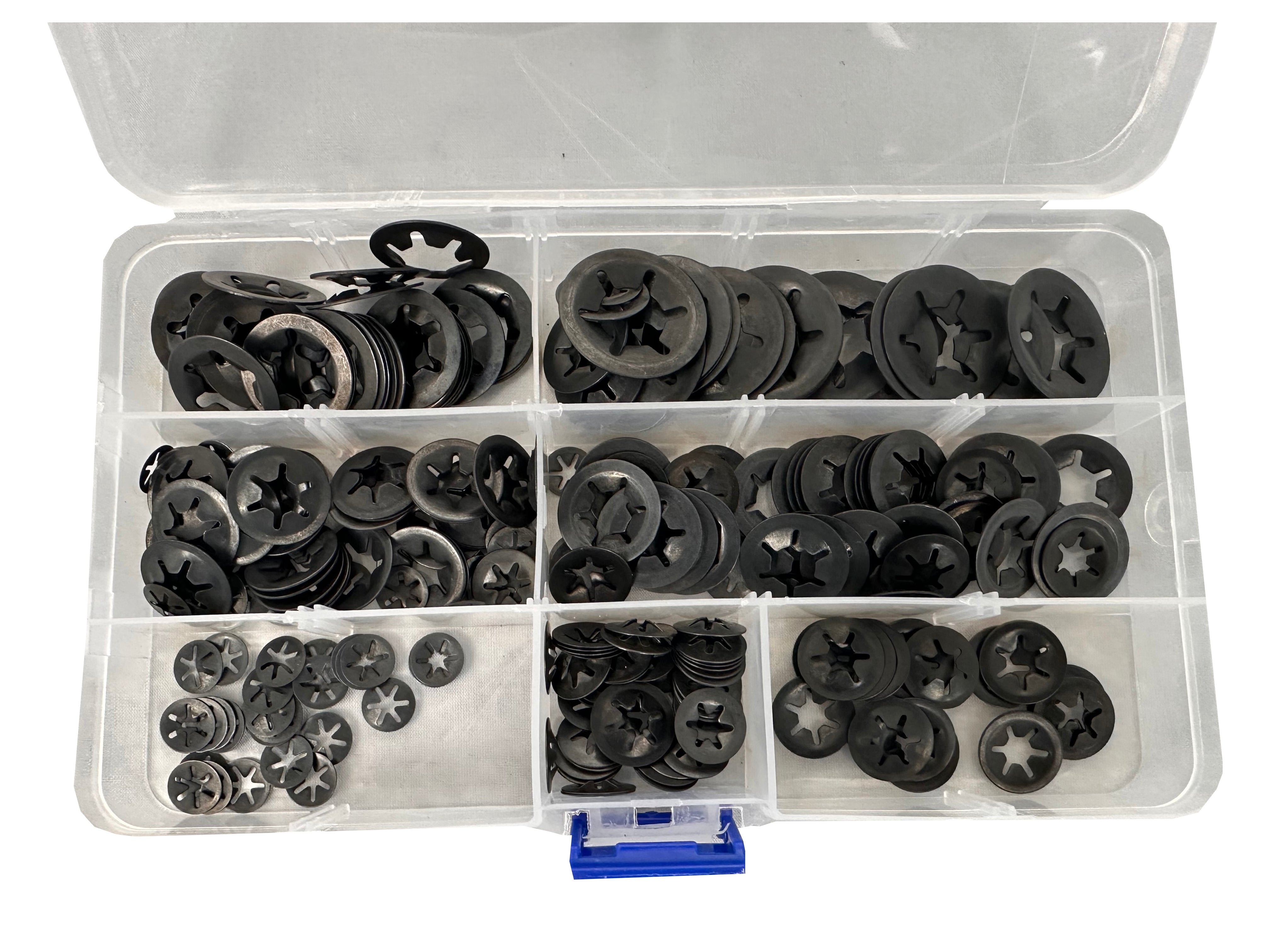 Sada poistných podložiek Starlock, M3 - M12, 260ks, Gebo Tools