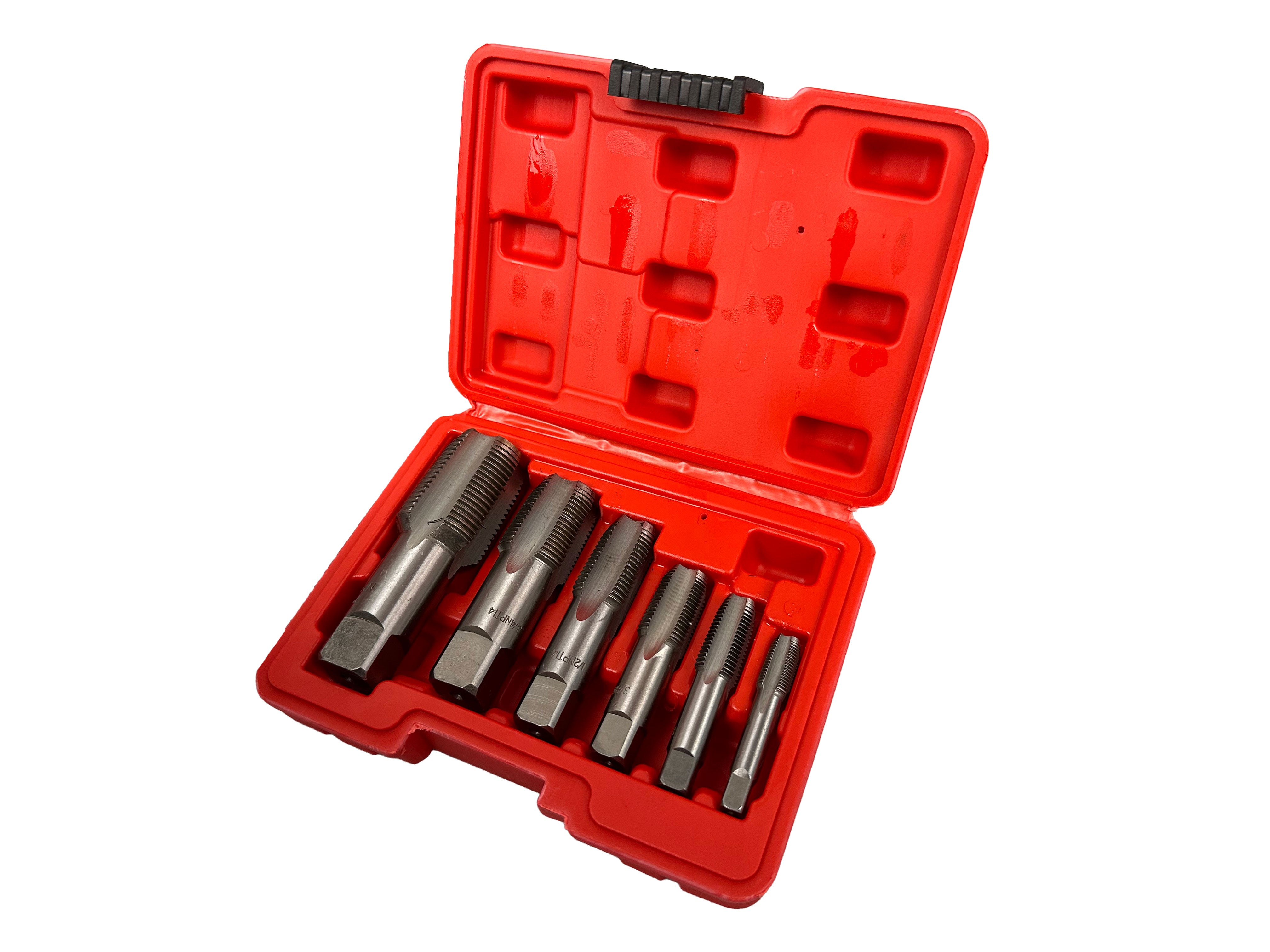 Sada závitníkov na rúry 6ks, Gebo Tools