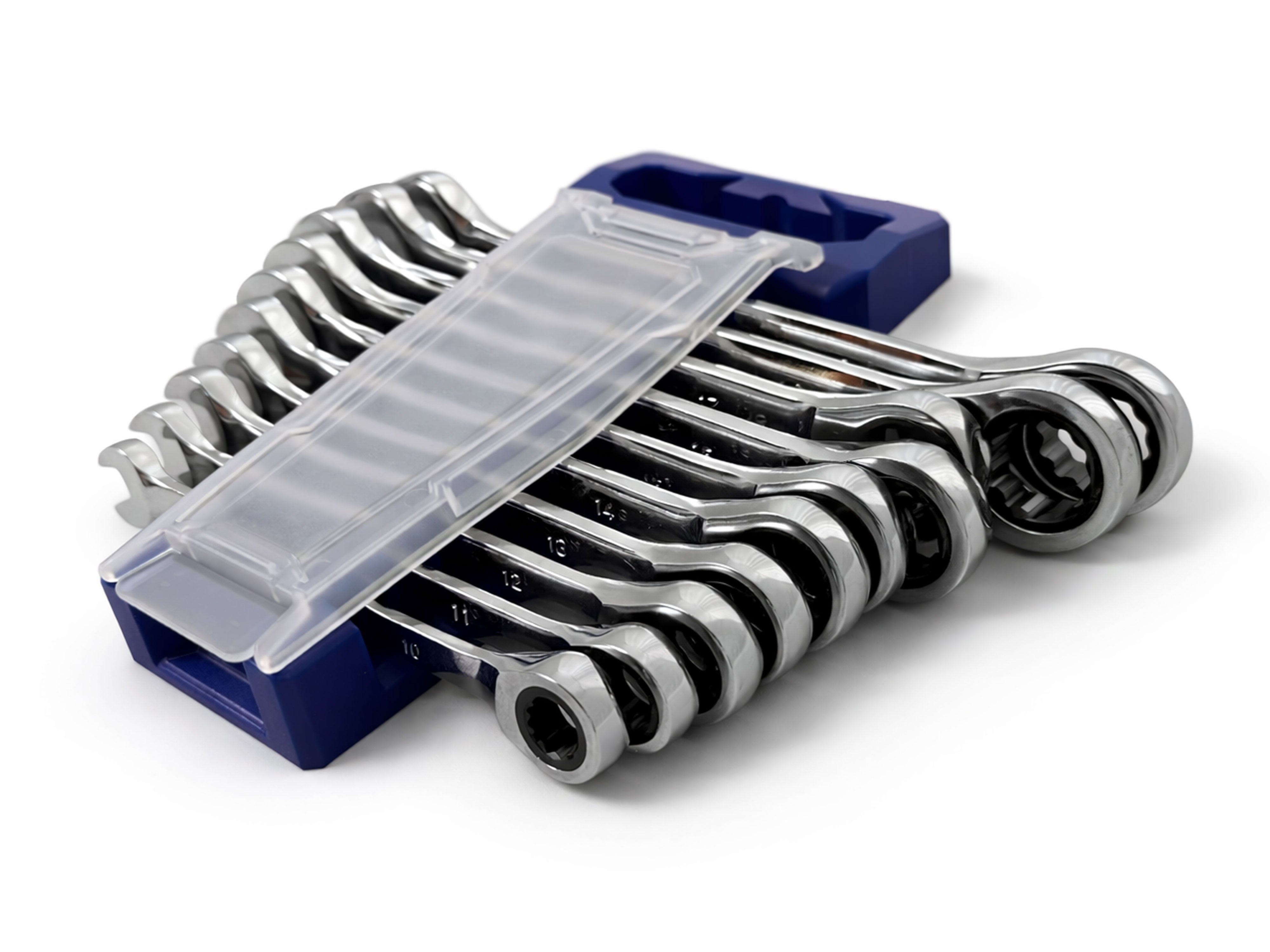 Sada extra krátkych kombinovaných kľúčov 10 - 19mm, Gebo Tools