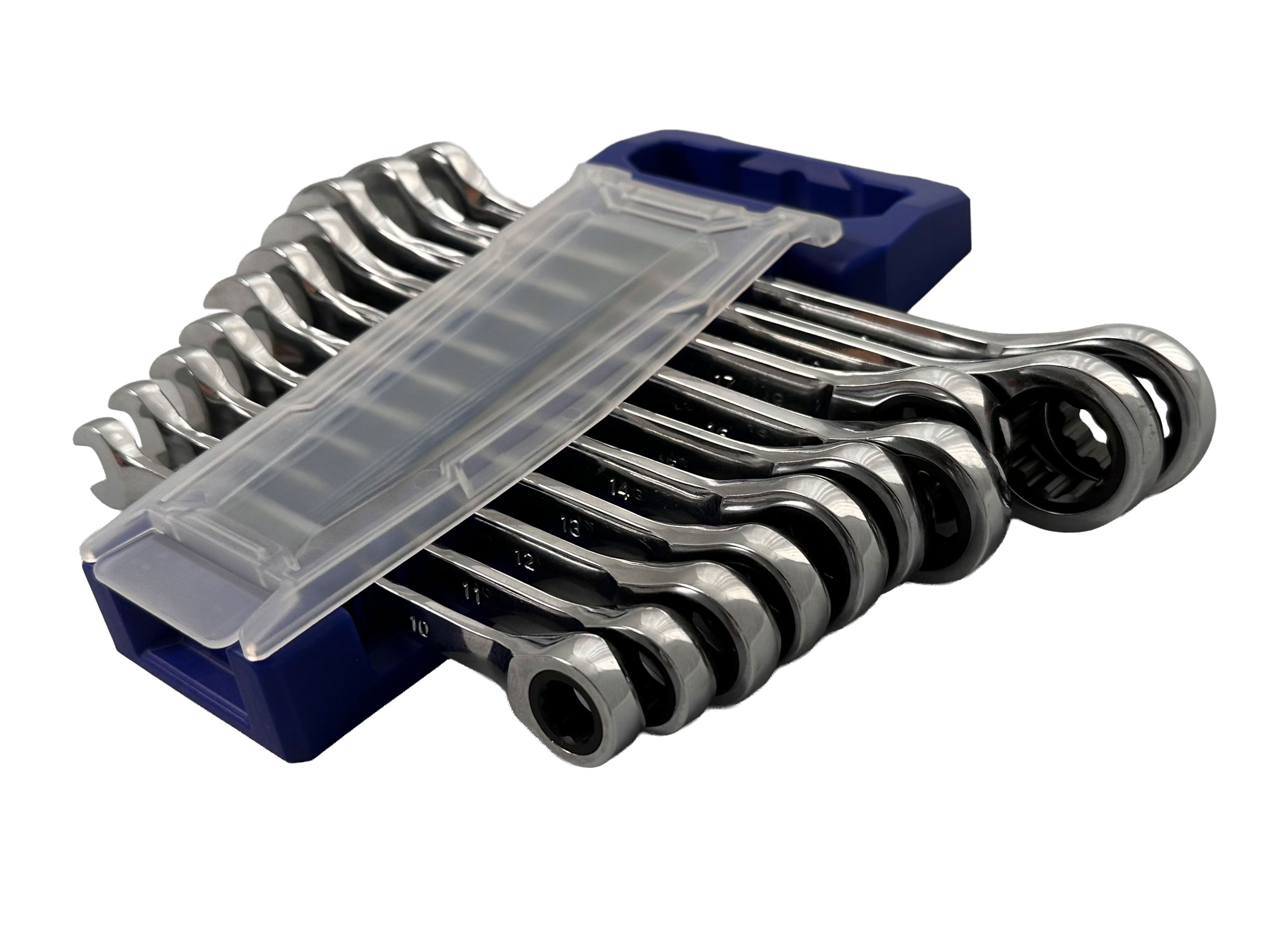 Sada extra krátkych kombinovaných kľúčov 10 - 19mm, Gebo Tools