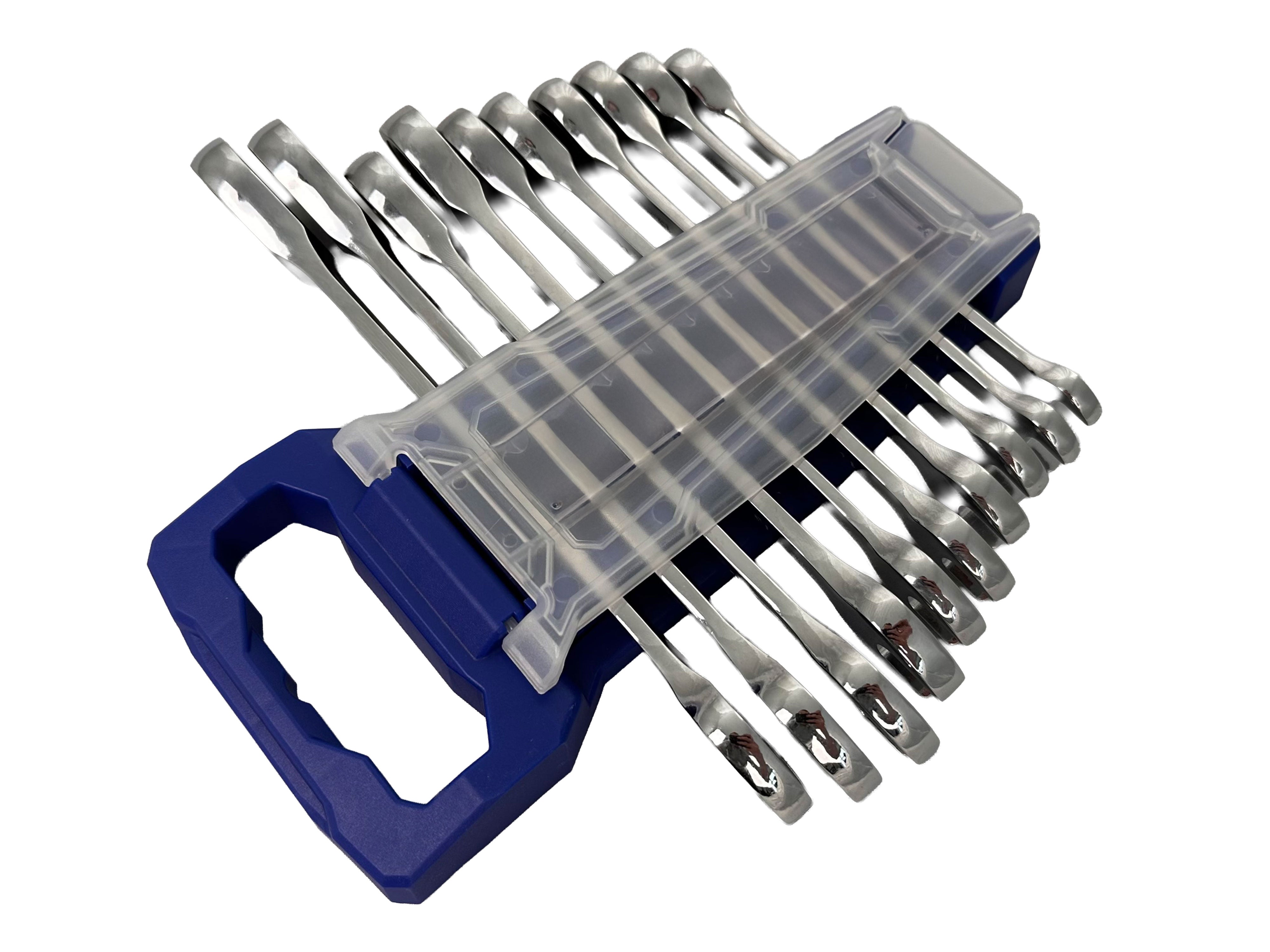 Sada extra krátkych kombinovaných kľúčov 10 - 19mm, Gebo Tools