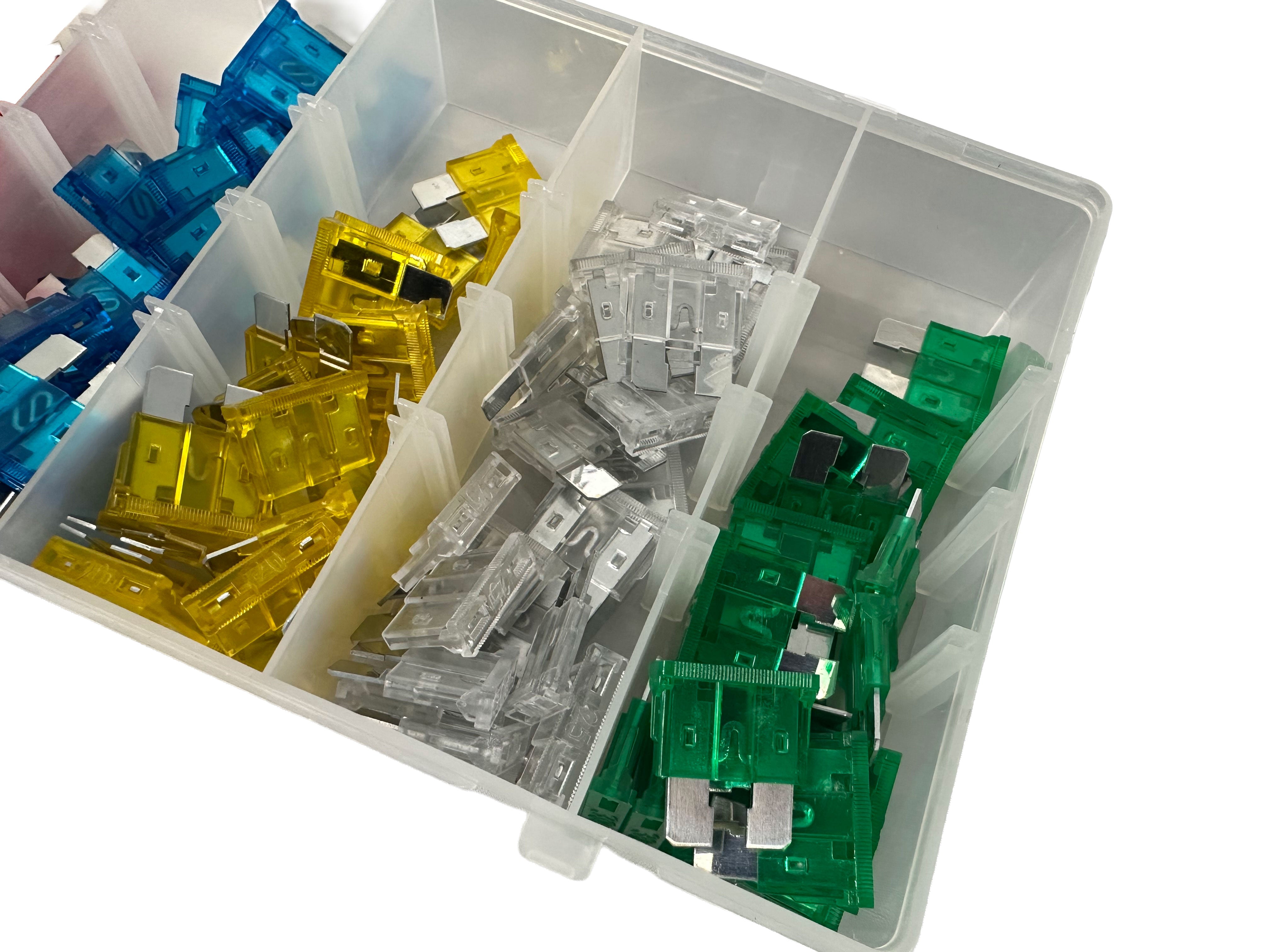 Sada automobilových poistiek 5 - 30amp, 120ks