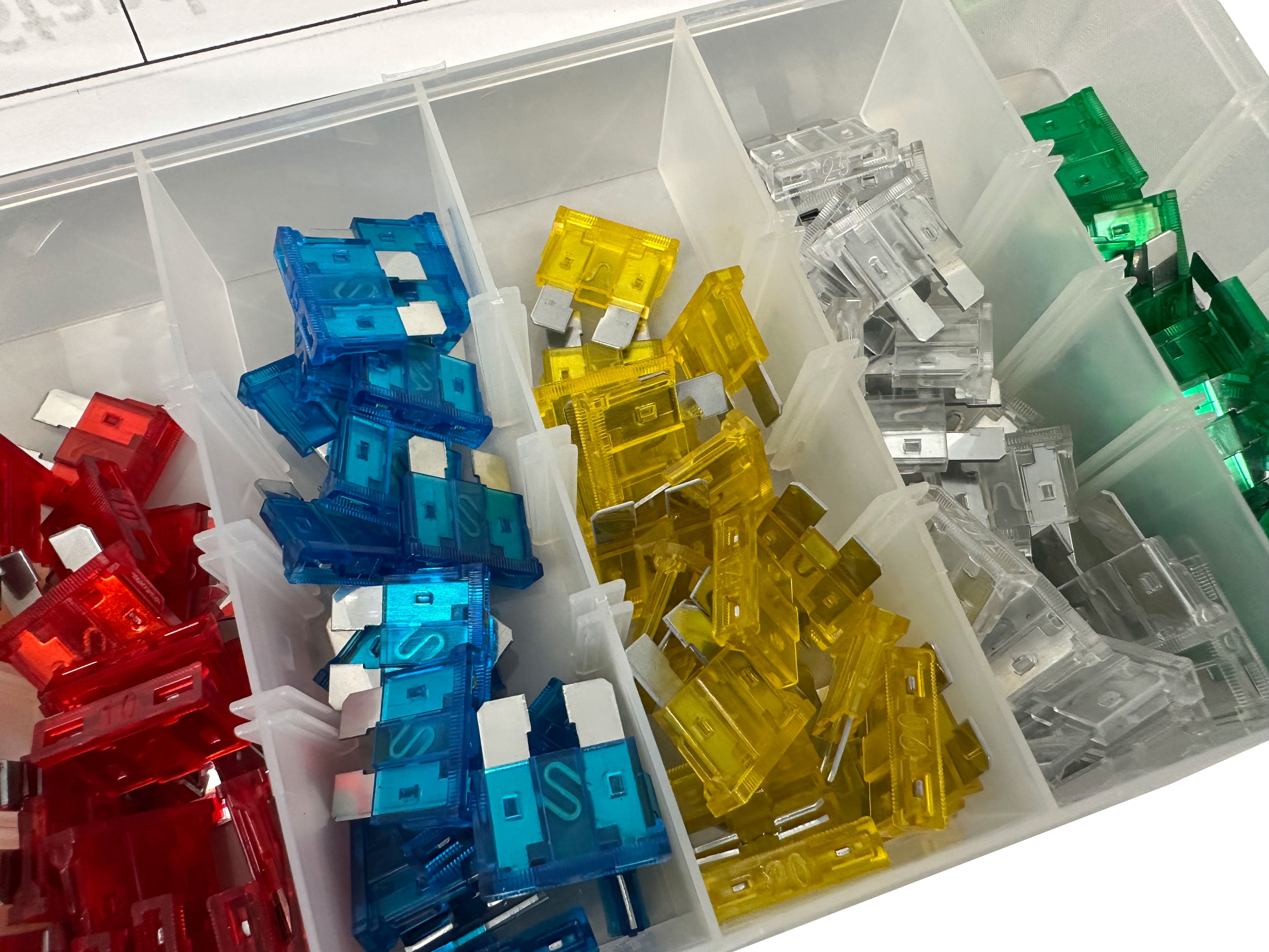 Sada automobilových poistiek 5 - 30amp, 120ks