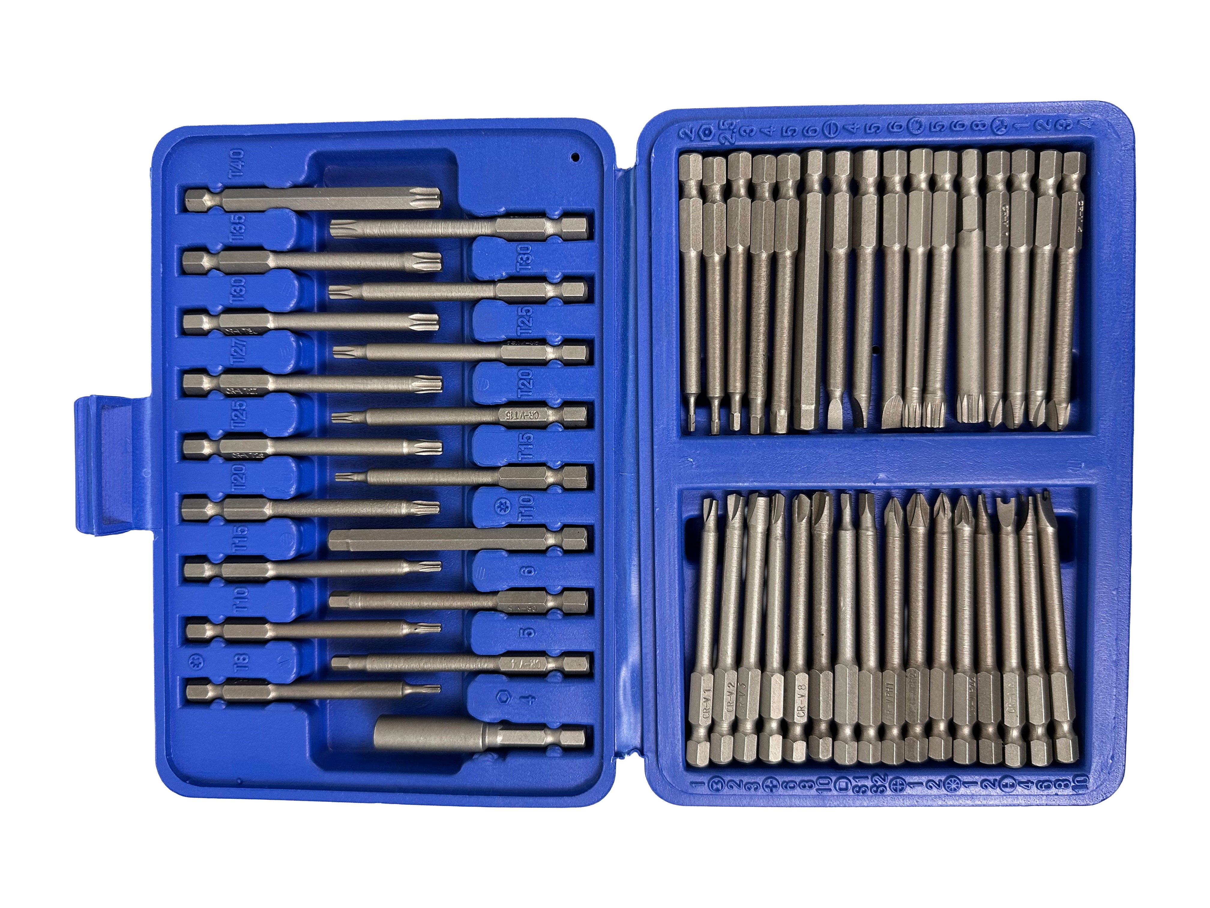 Sada 50ks dlhých bitov do vŕtačky Gebo Tools