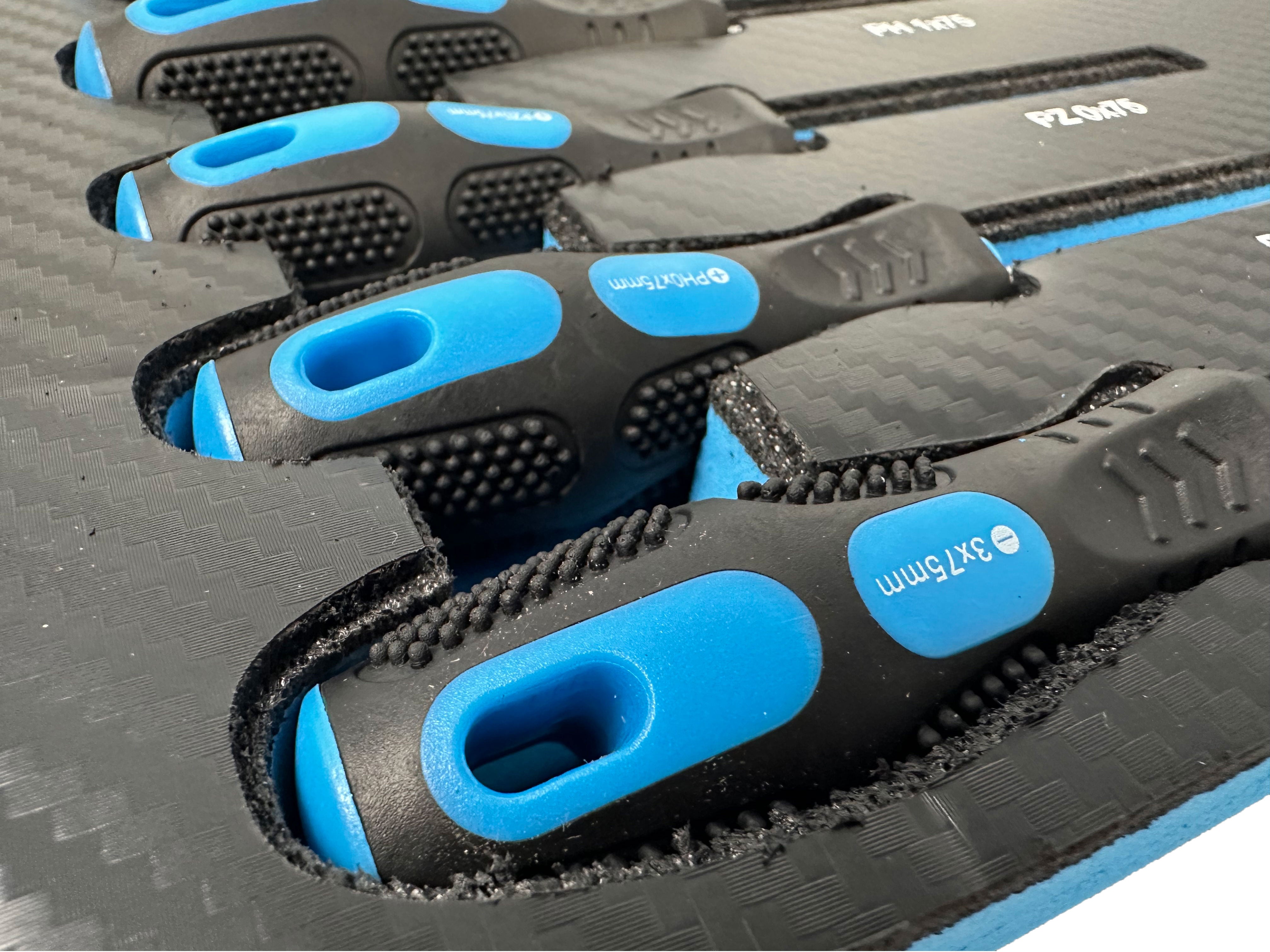 Vložka do skrinky s profesionálnymi skrutkovačmi, 21ks Gebo Tools