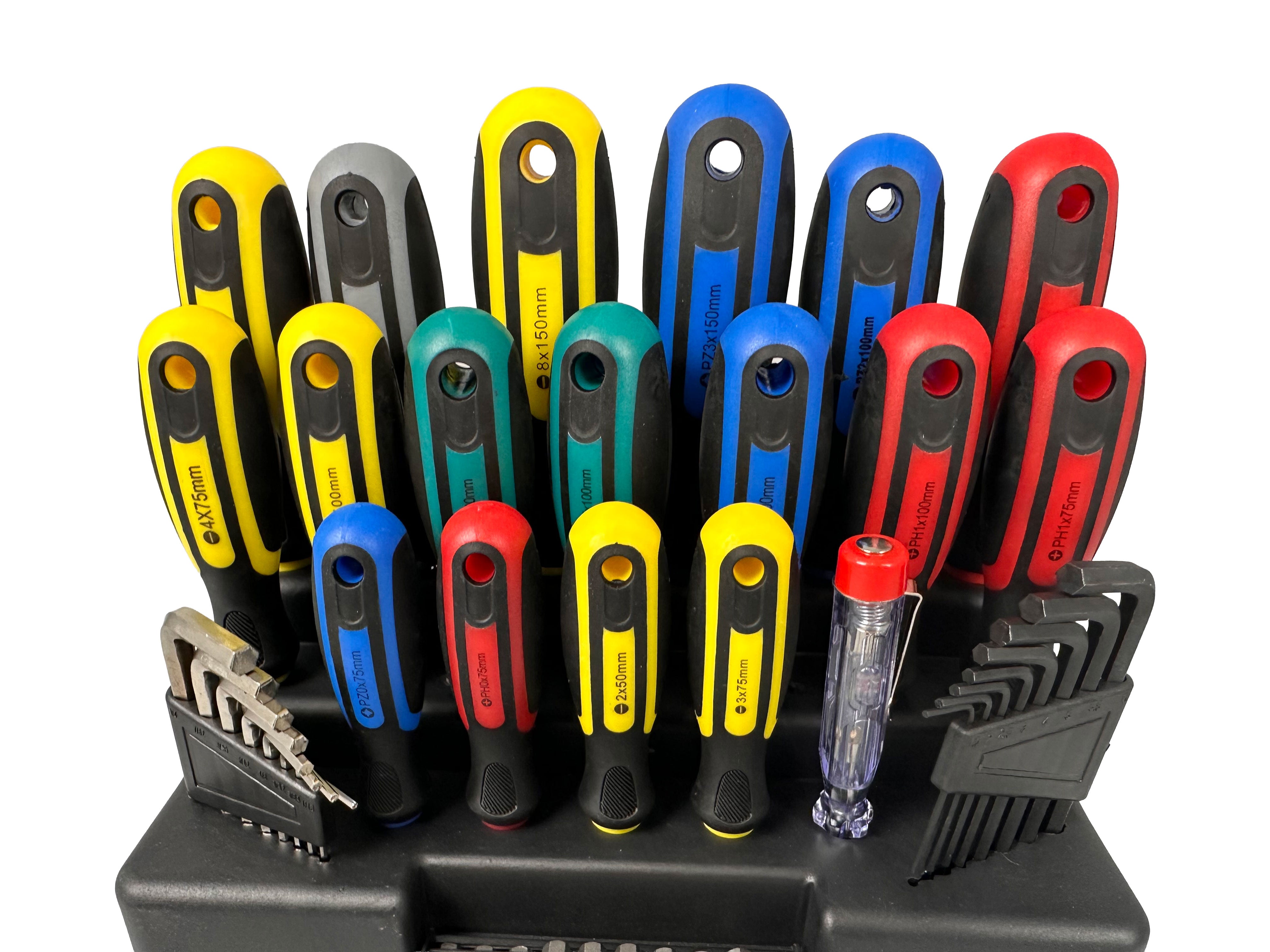 Sada 44 skrutkovačov torx imbus hviezdica Gebo Tools