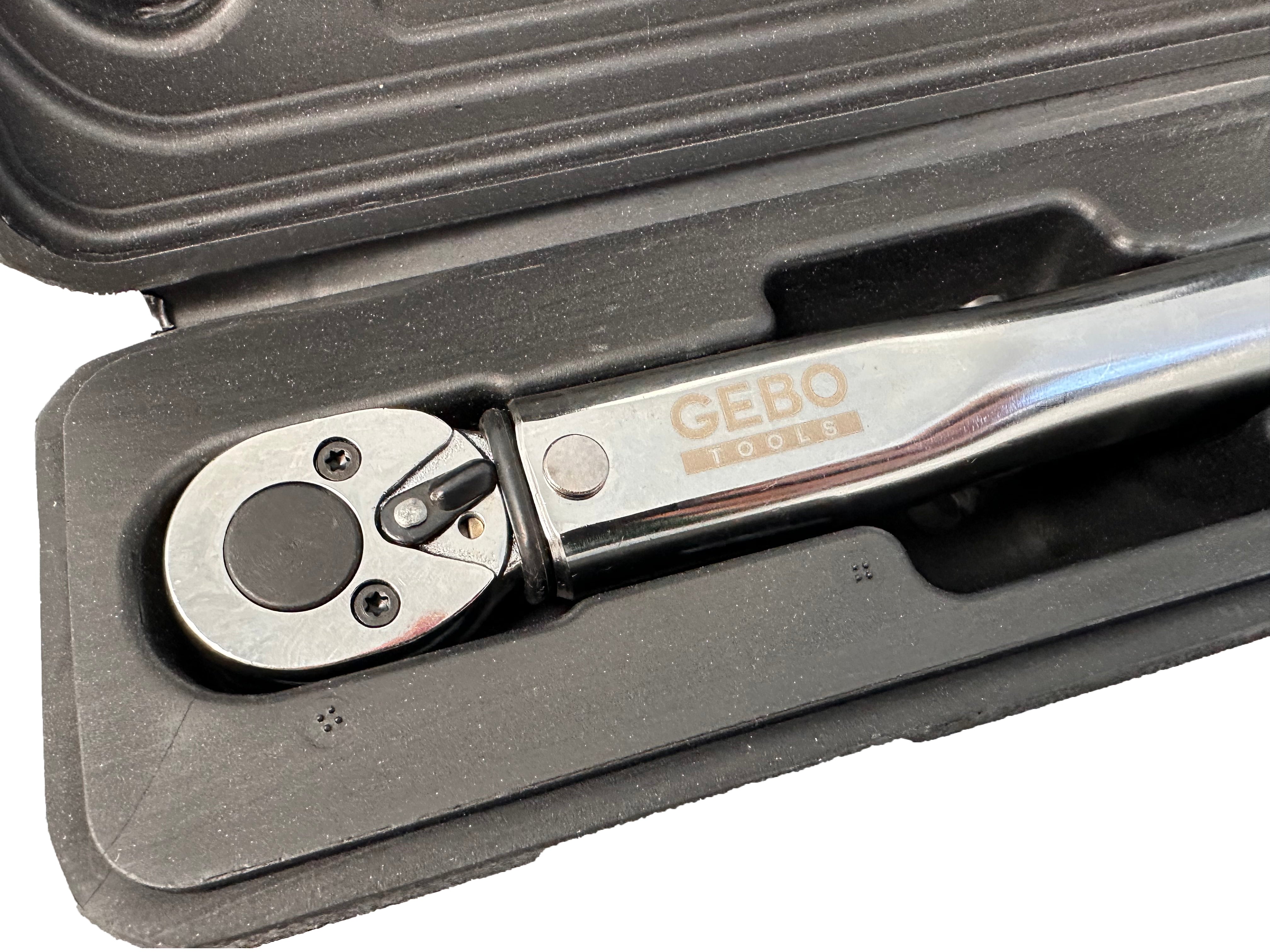 Momentový kľúč 1/4'', 5 - 25Nm, Gebo Tools