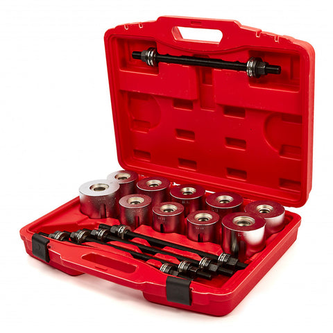 Súprava sťahovákov na demontáž a montáž silentblokov a ložísk zavesenia kolies 34–90 mm 27 kusov