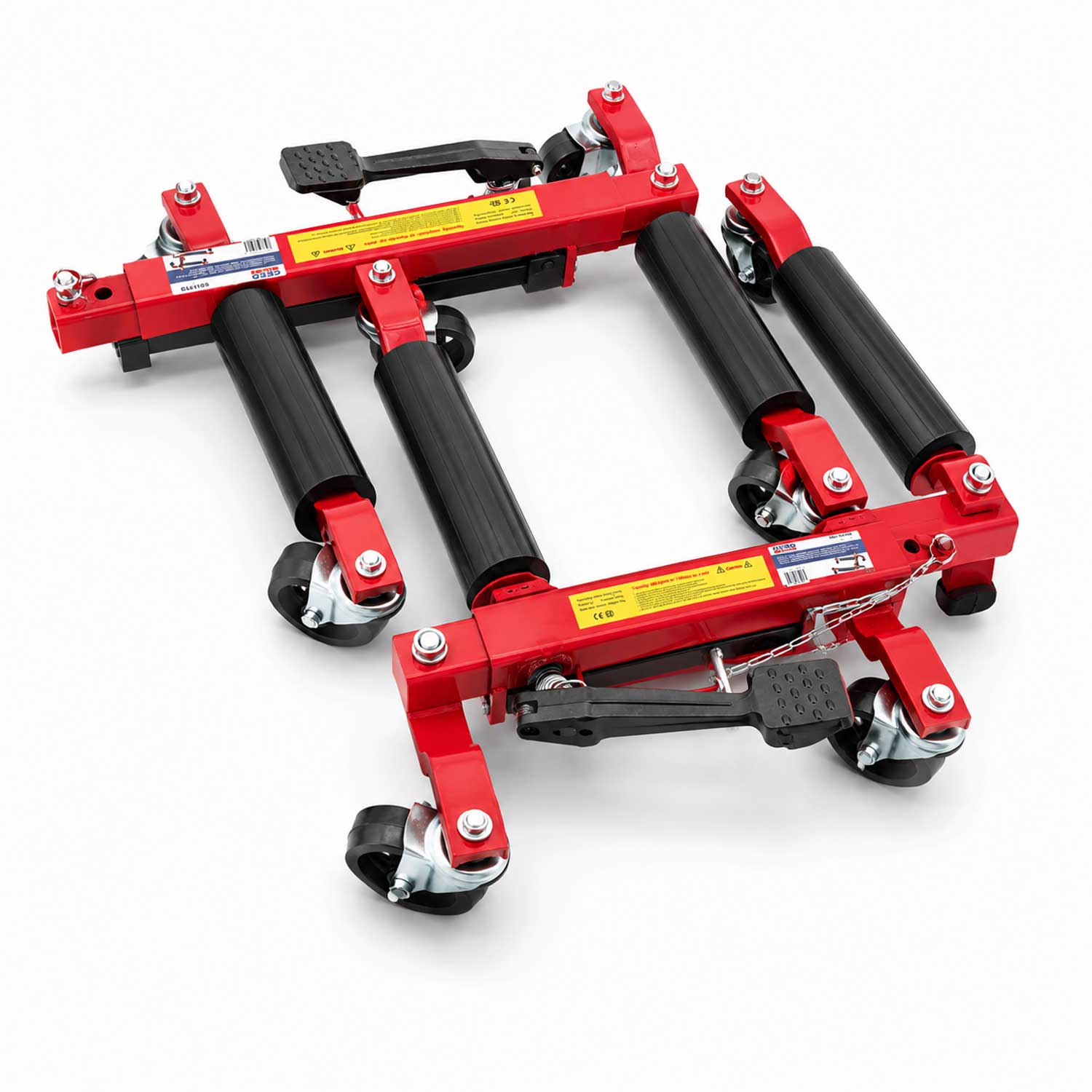 Hydraulický zdvihák - manipulačný vozík na presun poškodených vozidiel 680kg Gebo Tools