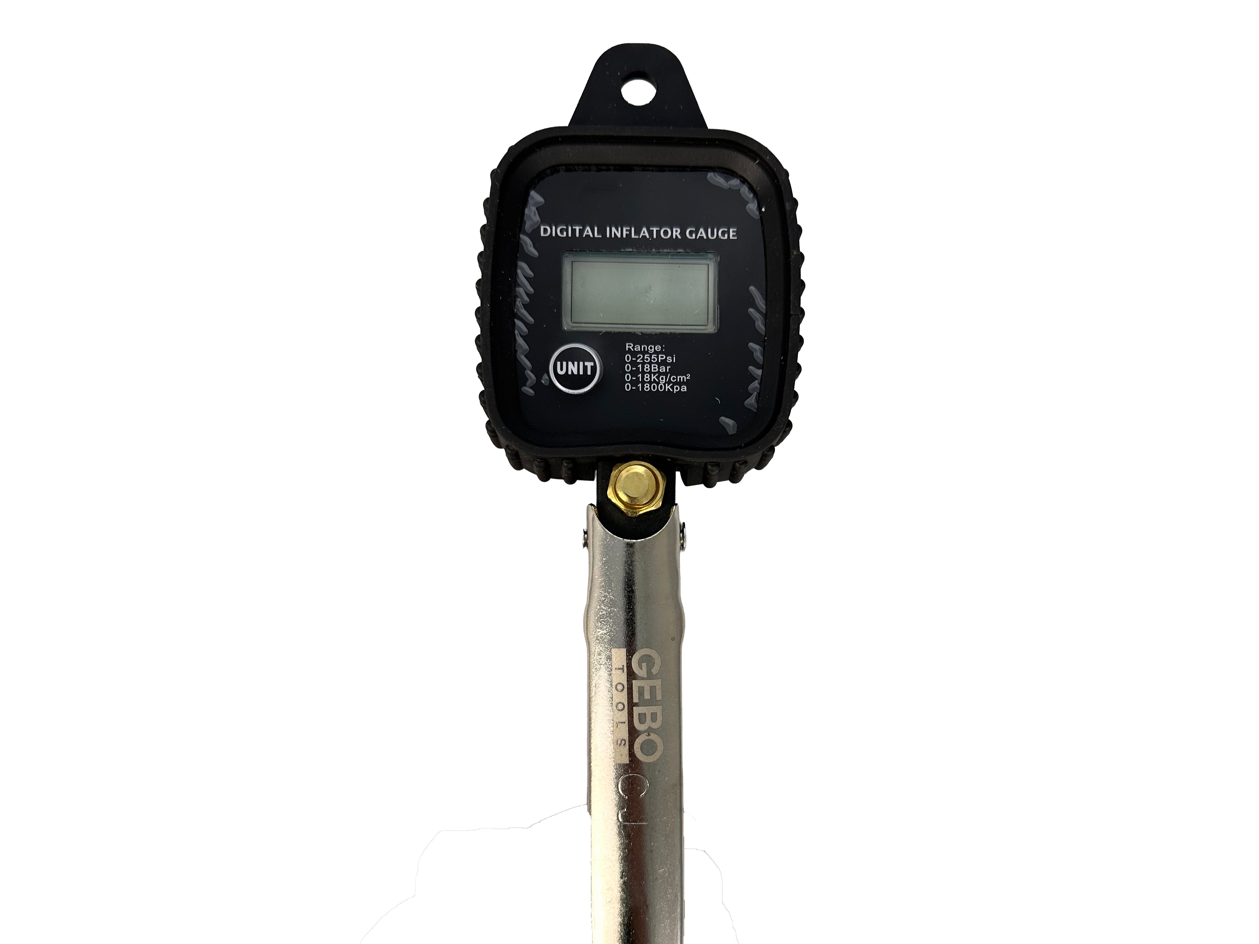 Pištoľ na hustenie pneumatík s digitálnym manometrom 0 - 255 PSI, Gebo Tools