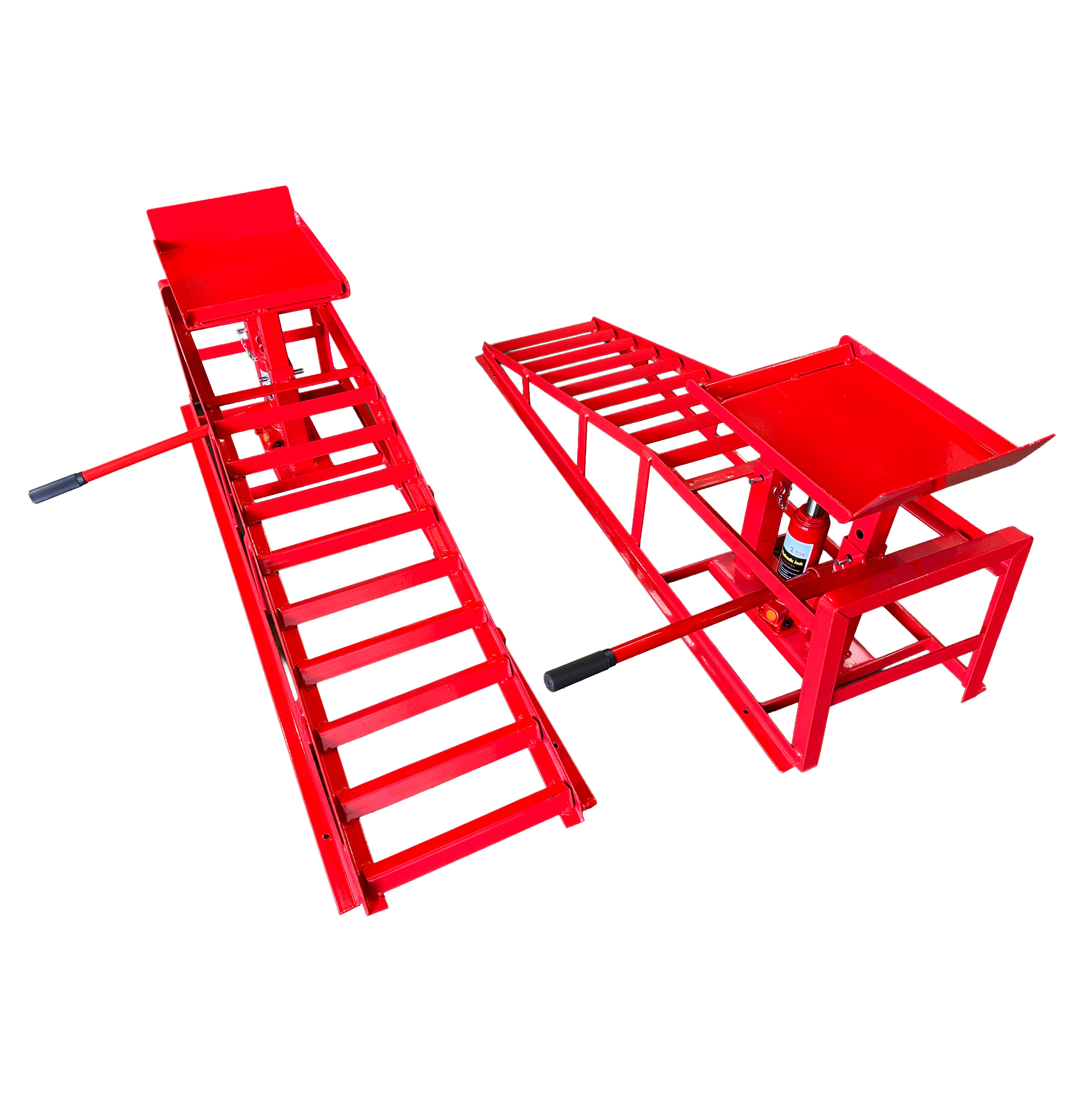 Nájazdové rampy s hydraulickým zdvihom, 2t, Gebo Tools