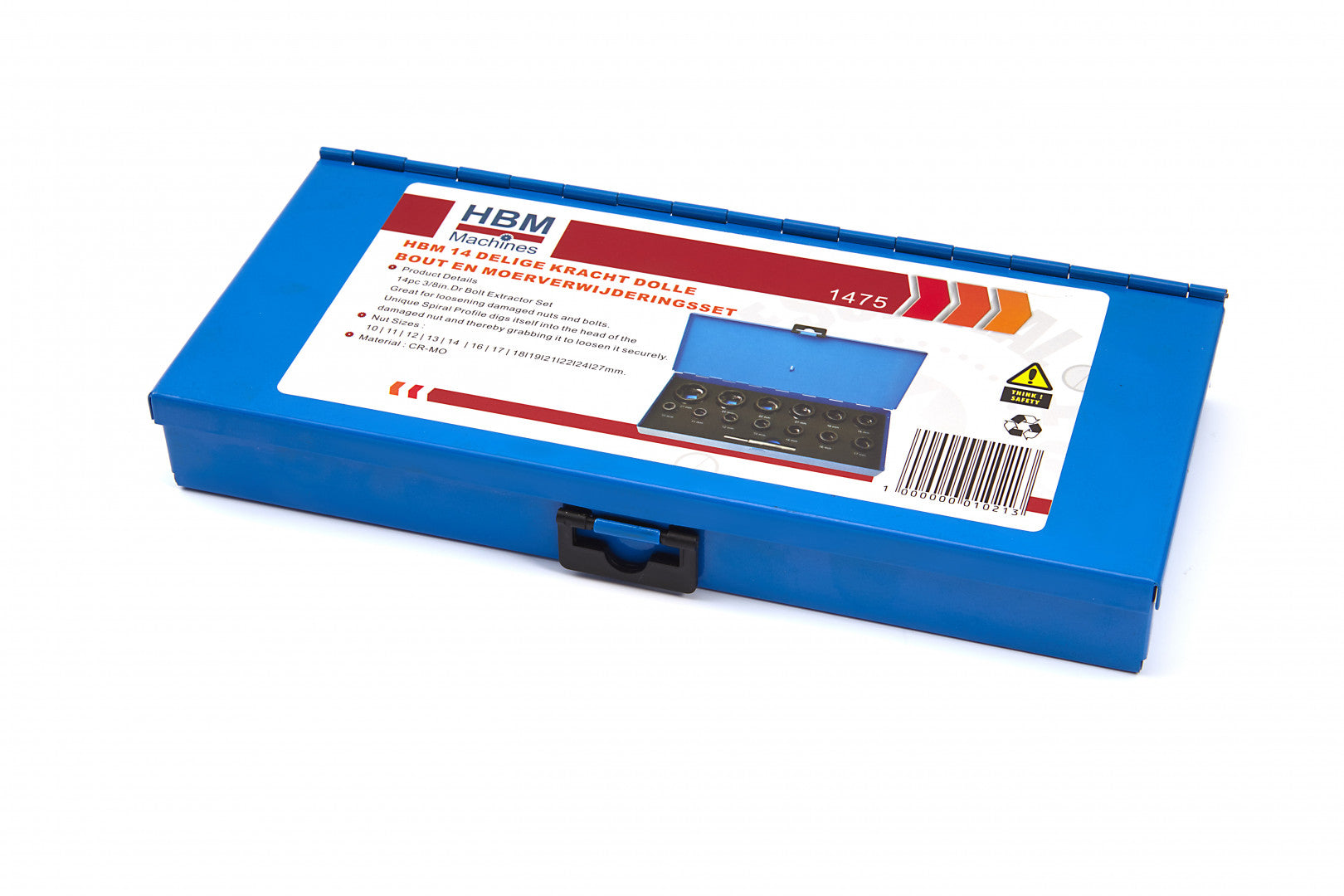 Súprava nástrčiek na opotrebované a bezpečnostné skrutky – štvorhran 1/2 a 3/8 – 14 kusov