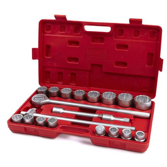 Súprava nástrčných kľúčov 12-hran 3/4'' s račňou, 19 - 50mm, 20ks HBM Machines Holandsko