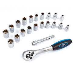 Sada račňového kľúča s nadstavcami 1/4'', 20ks