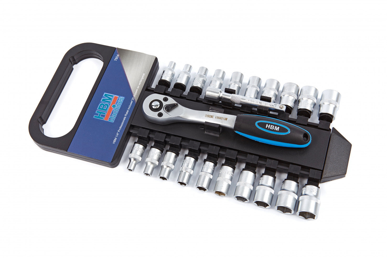 Sada račňového kľúča s nástrčkami 1/4, 20 kusov