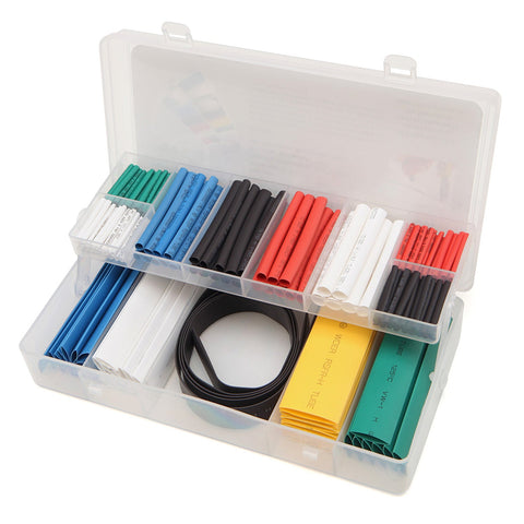 Sada teplom zmrštiteľných trubičiek 171 kusov