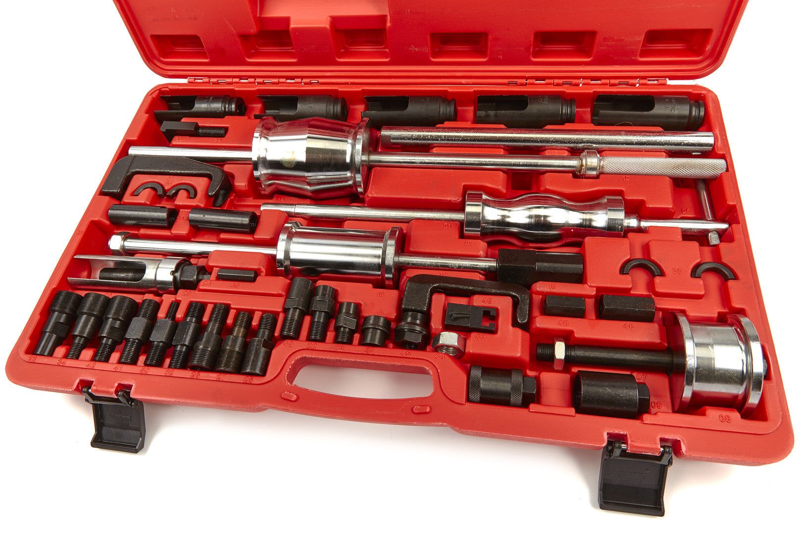 Sťahovák - univerzálna sada na demontáž dieselových vstrekovačov, 40 dielov