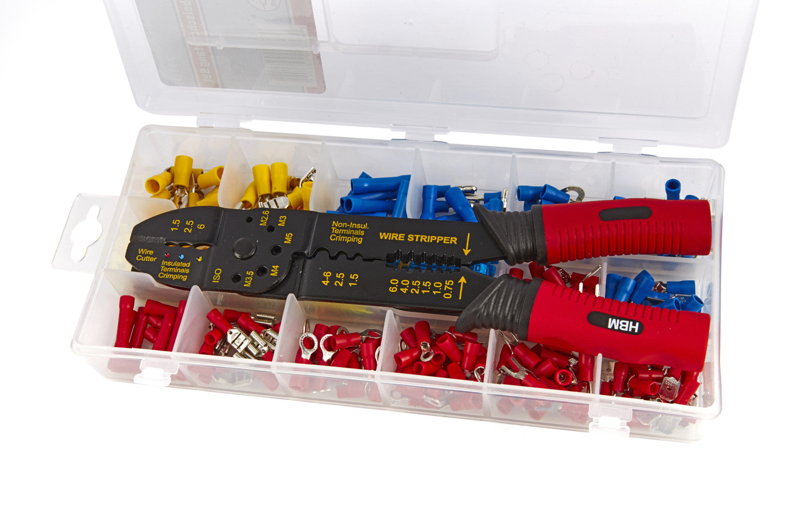 Sada klieští na lisovanie a elektrických koncoviek 271 kusov