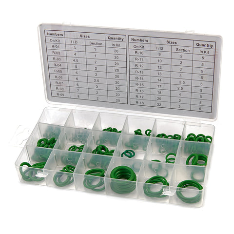 Sada o-krúžkov pre klimatizáciu 225 kusov