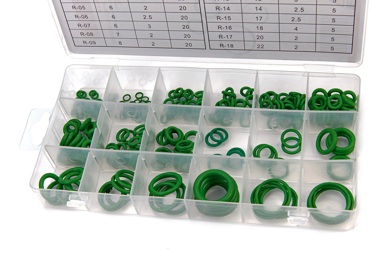 Sada o-krúžkov pre klimatizáciu 225 kusov