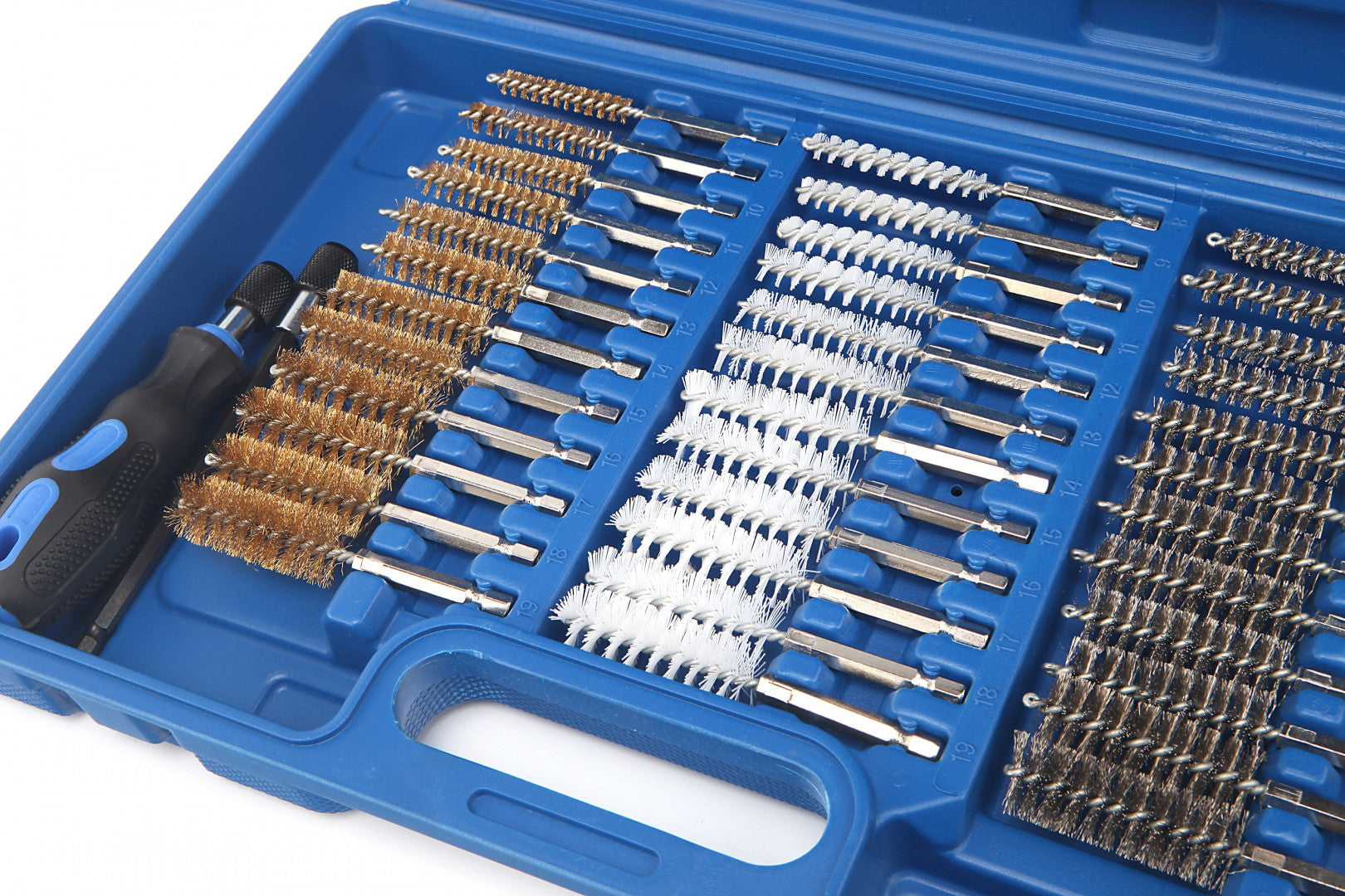 Súprava kefiek na čistenie vstrekovačov 36ks pre AKU vŕtačku