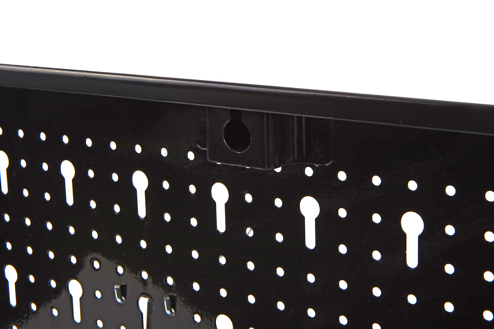 Panel na náradie čierny, 60 × 120cm + 18 kovových háčikov - HBM Machines Holandsko