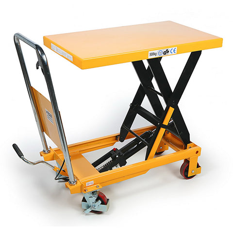 Pojazdný hydraulický zdvíhací nožnicový stôl 500kg