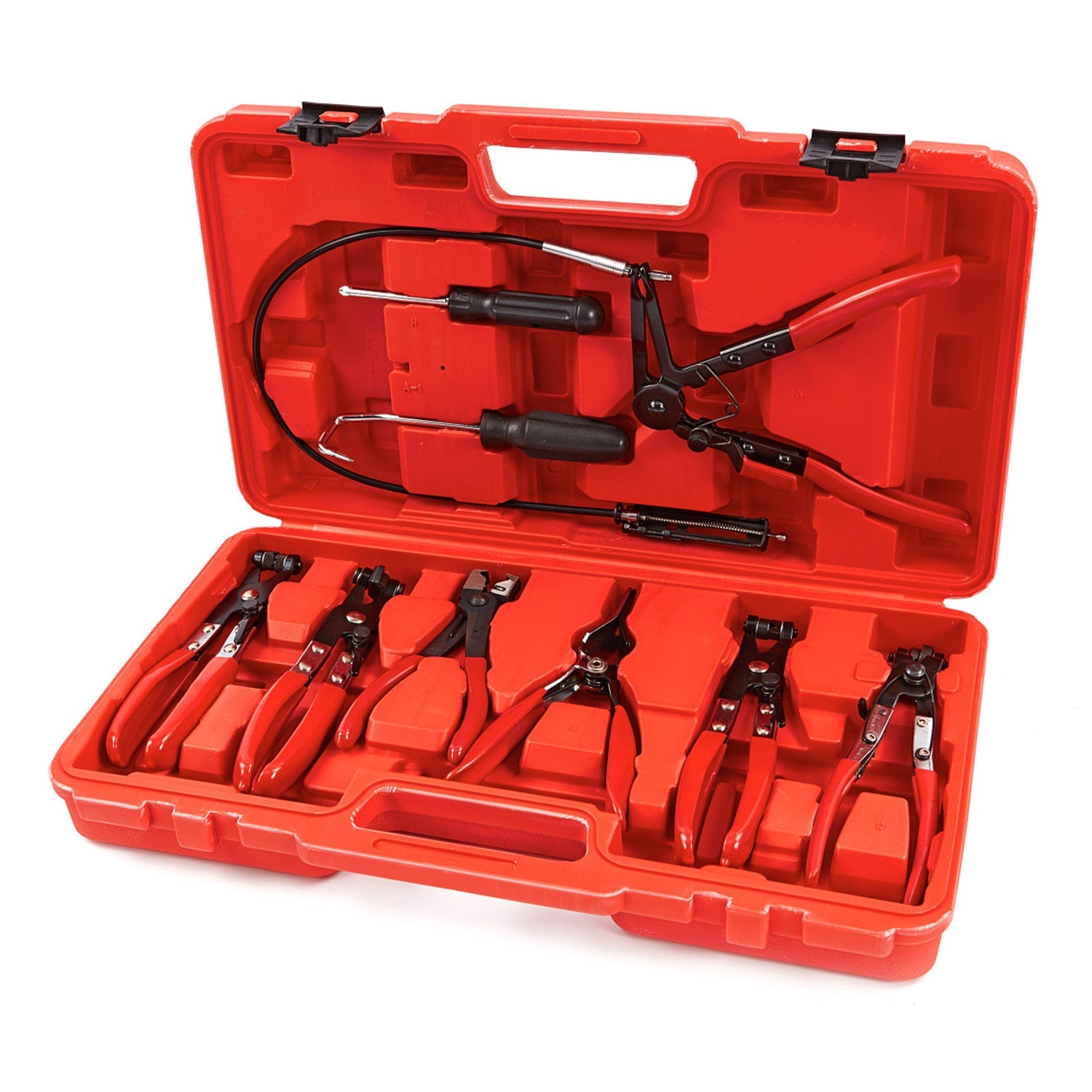 Sada klieští na hadicové spony v aute 9ks