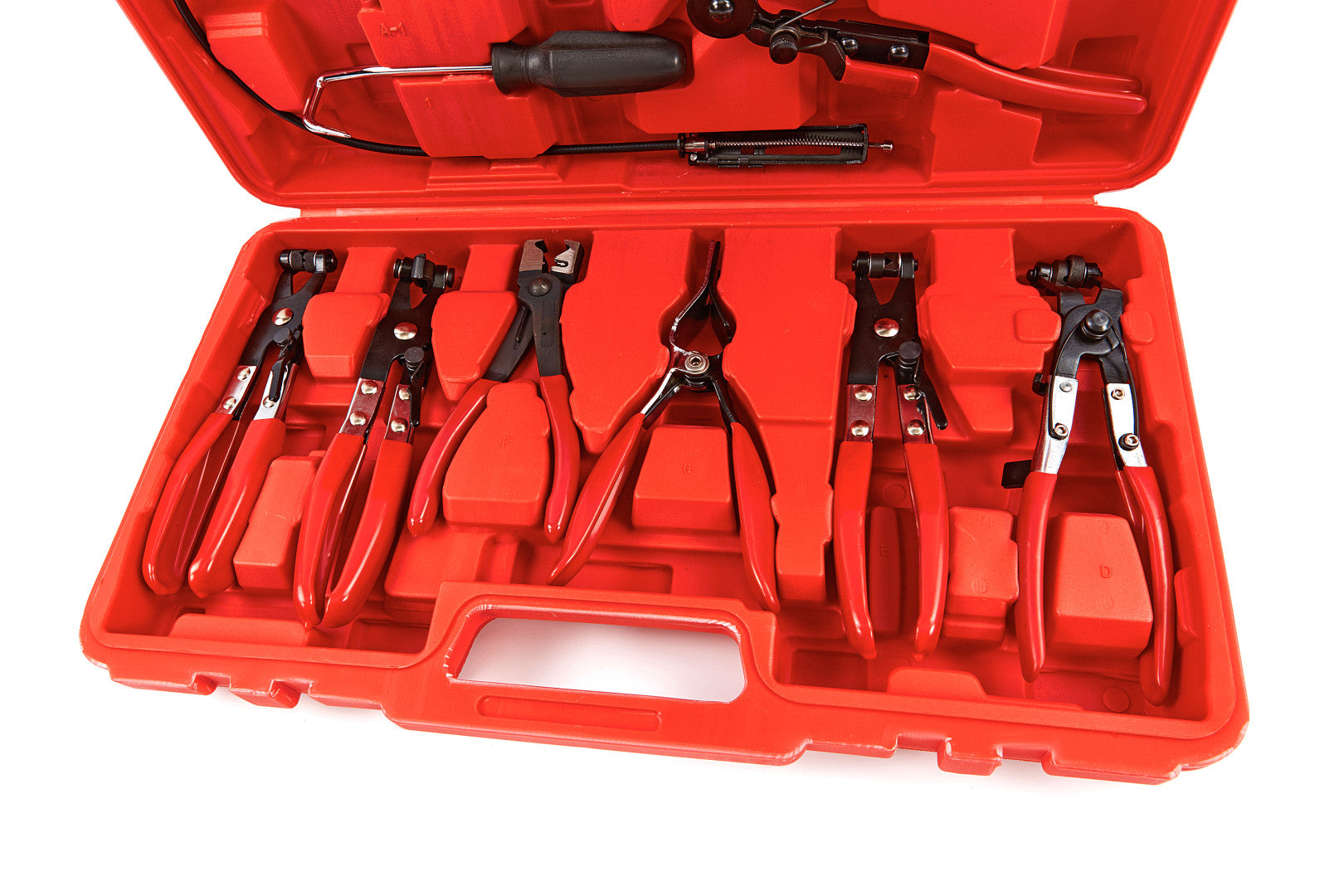 Sada klieští na hadicové spony v aute 9ks