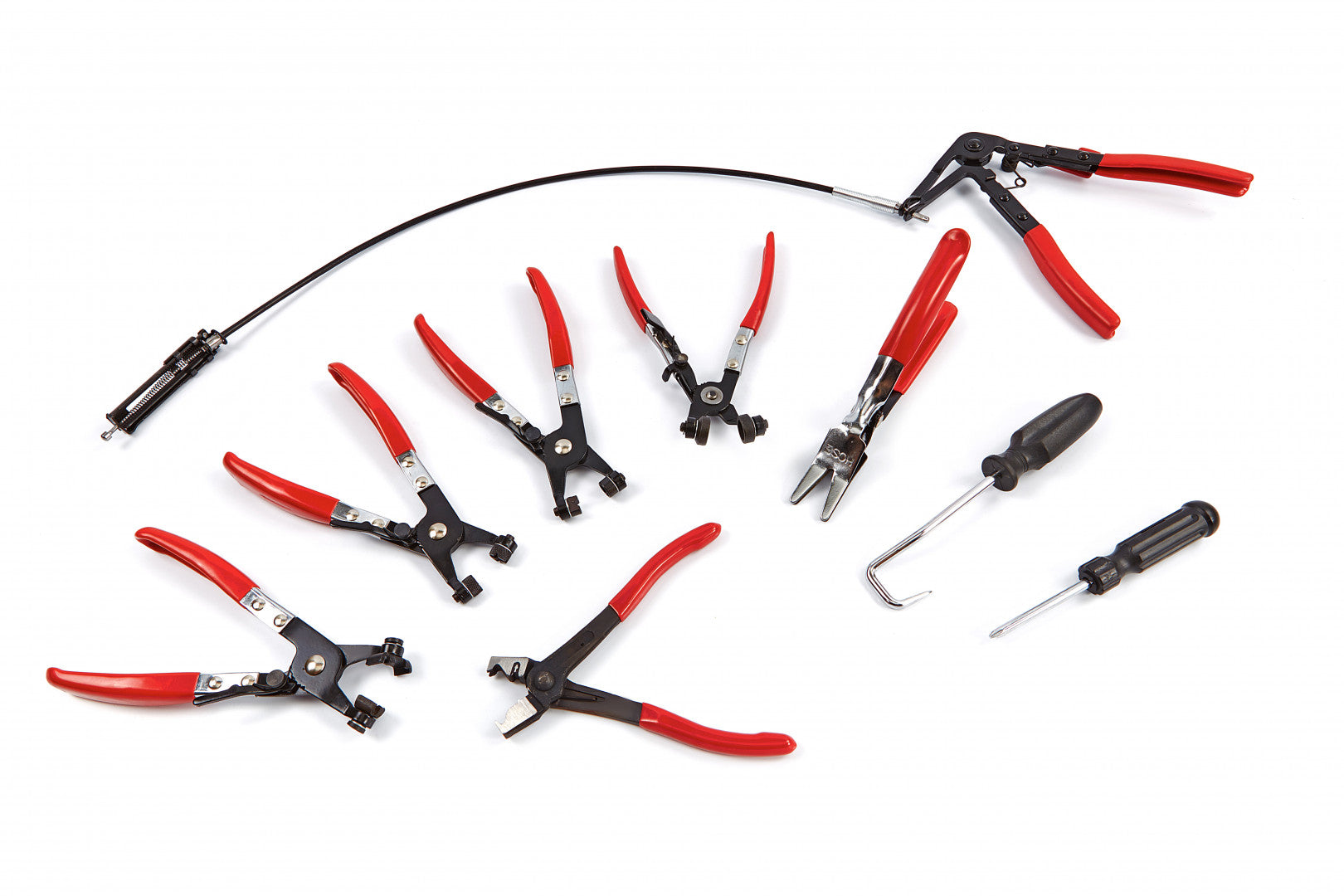 Sada klieští na hadicové spony v aute 9ks