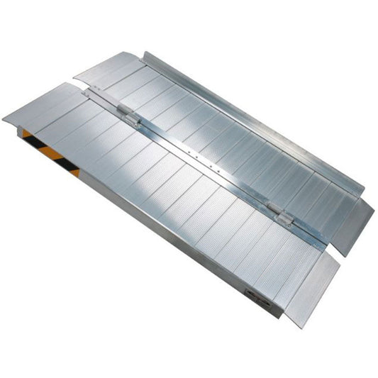 Skladacia hliníková nájazdová rampa, ľahká a prenosná, 270kg, 122cm